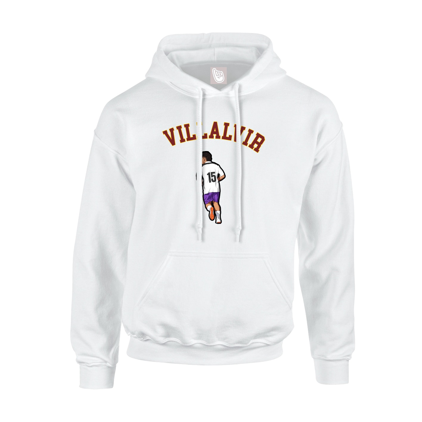Hoodie — Shirsey Arch in White