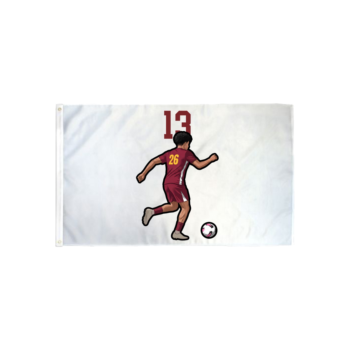 3x5 Flag — Number Top in Classic