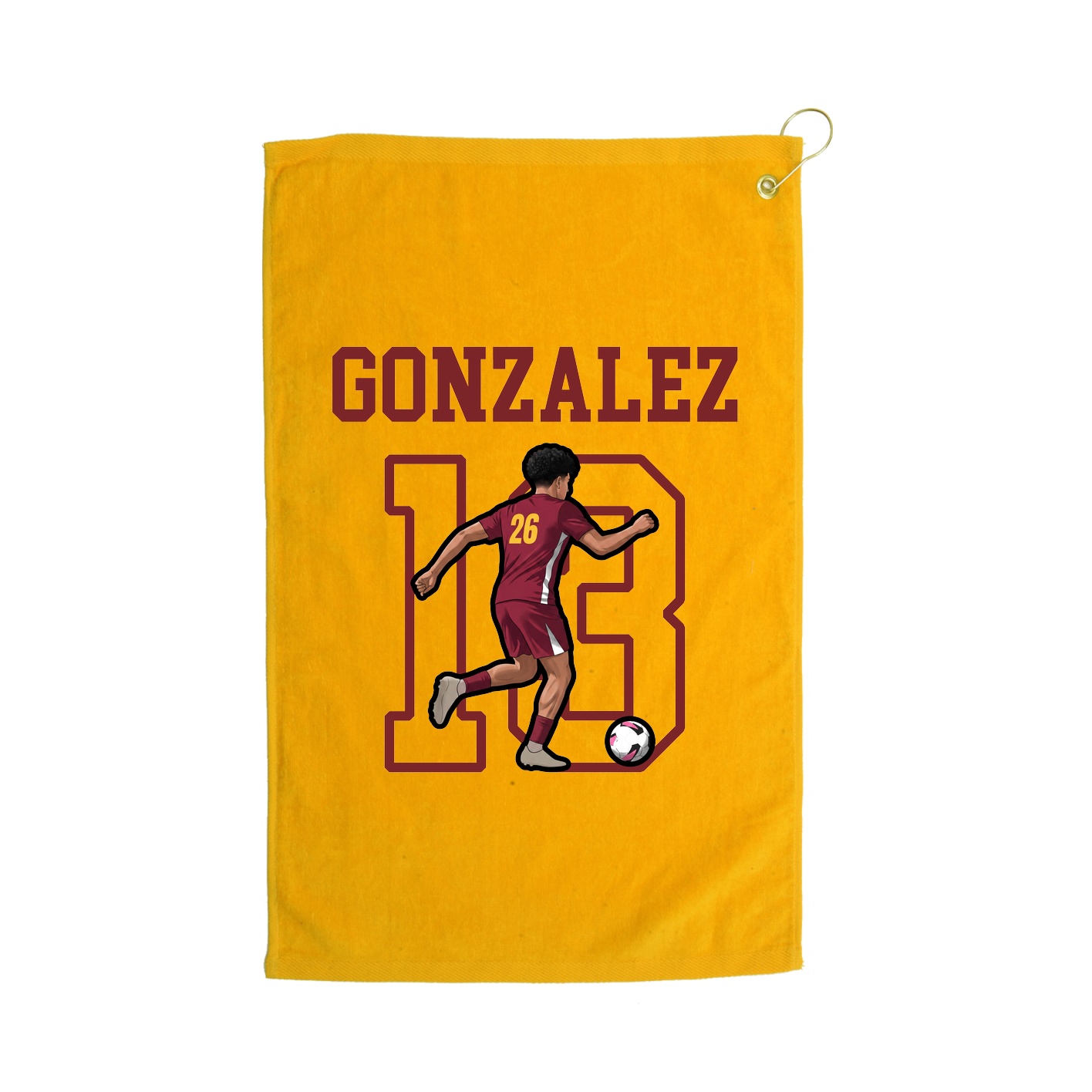 Golf Towel — Shirsey in Gold