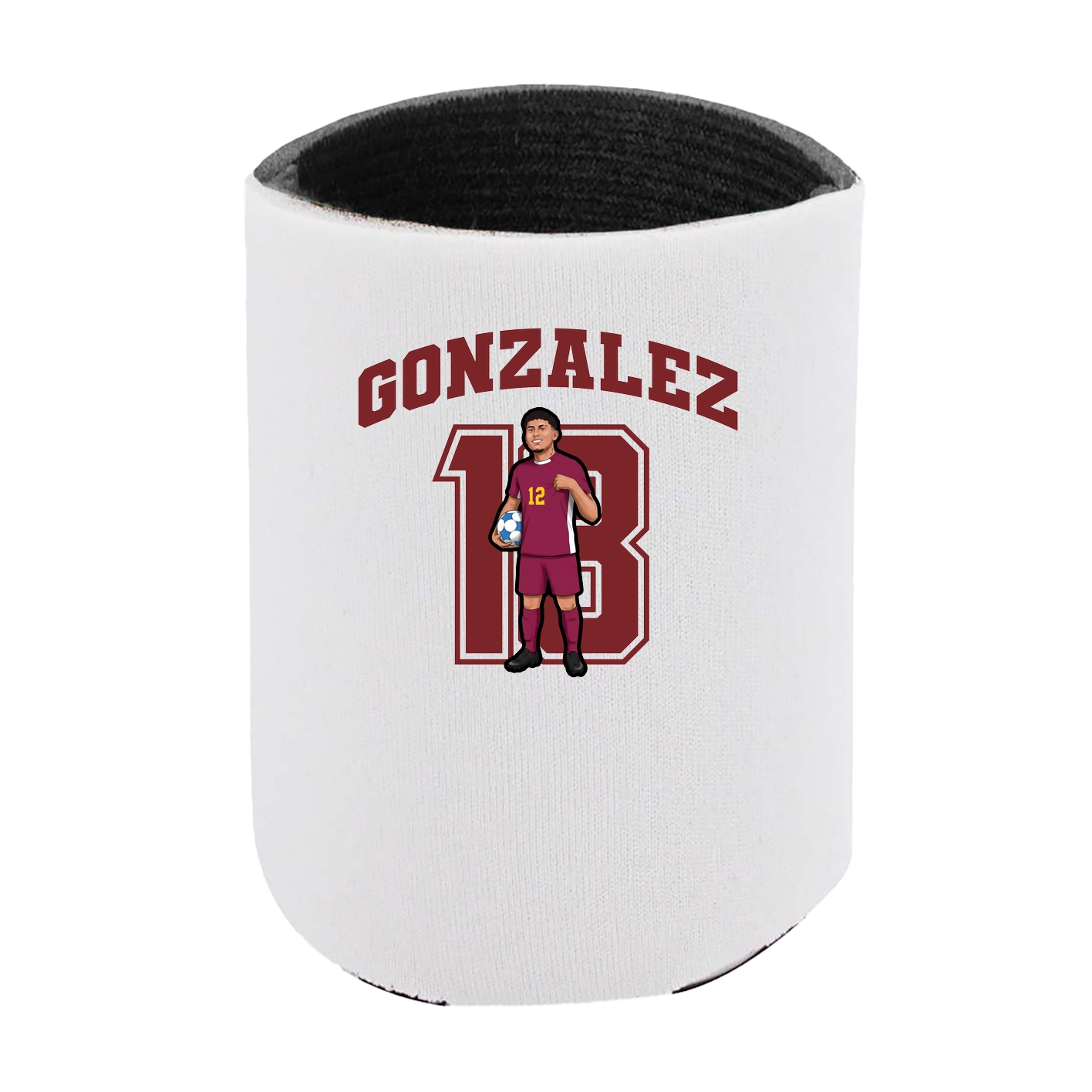 Can Holder — Number in White