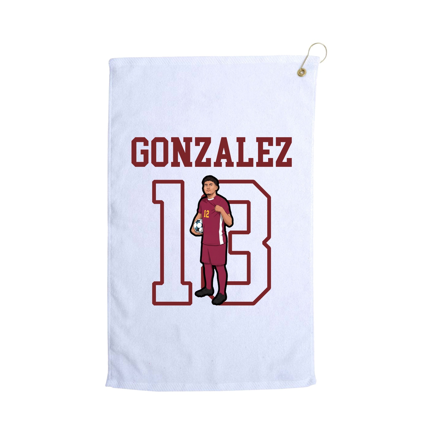 Golf Towel — Shirsey in White