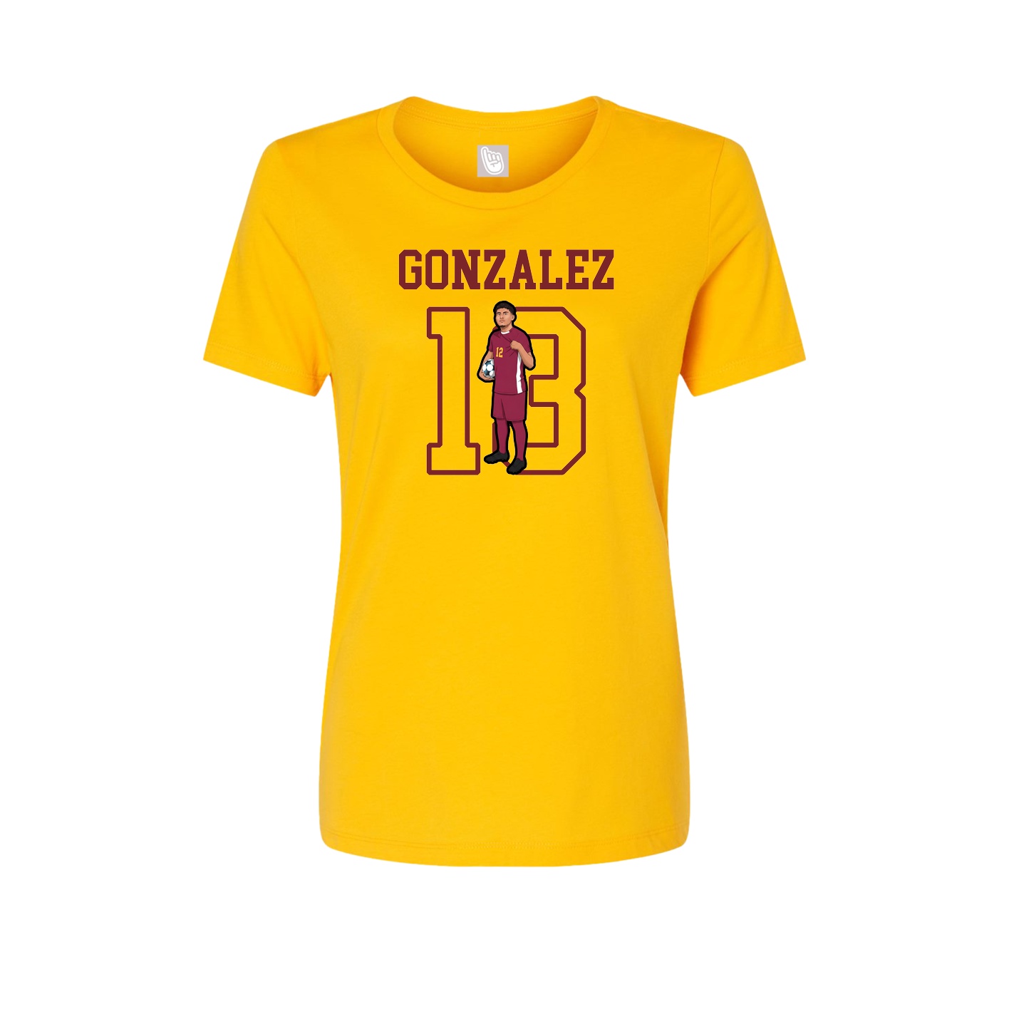 Fitted Women's Tee — Shirsey in Gold