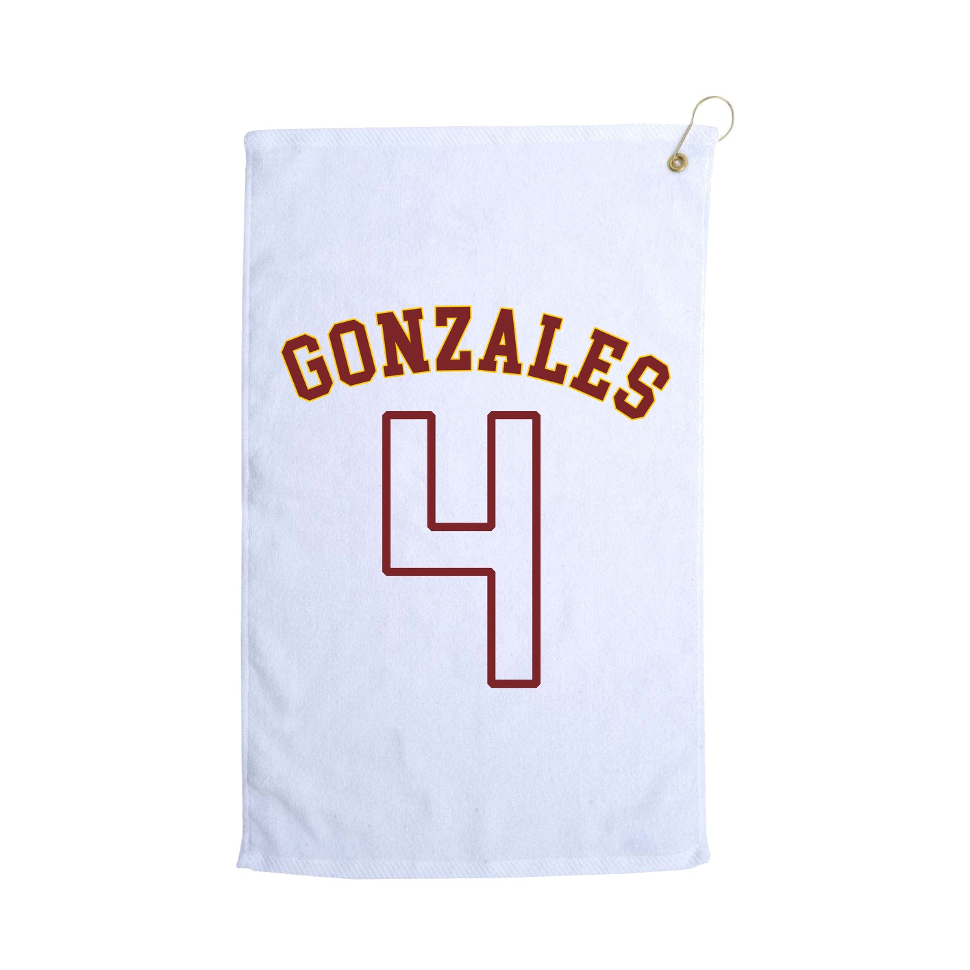 Golf Towel — Shirsey Arch in White