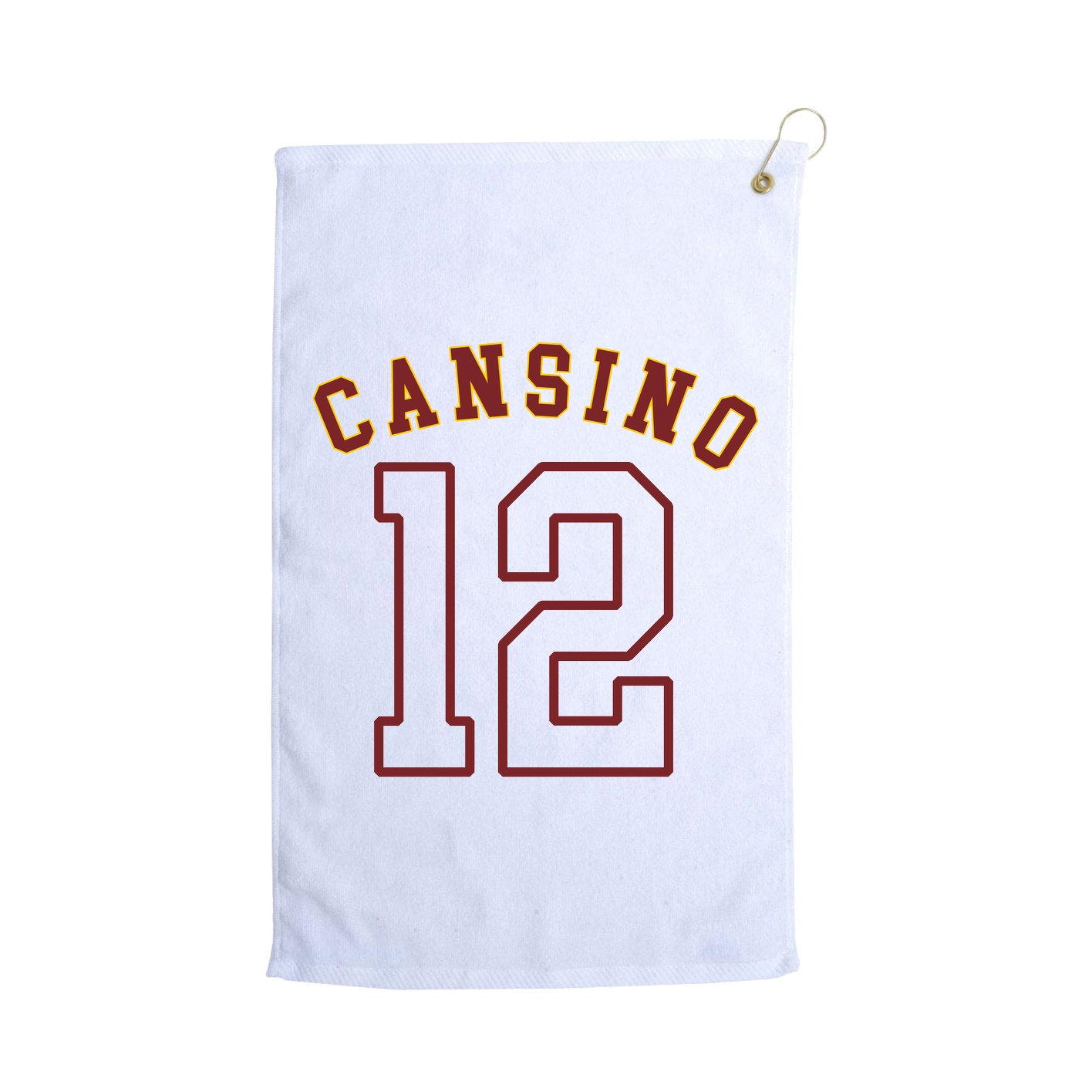Golf Towel — Shirsey Arch in White