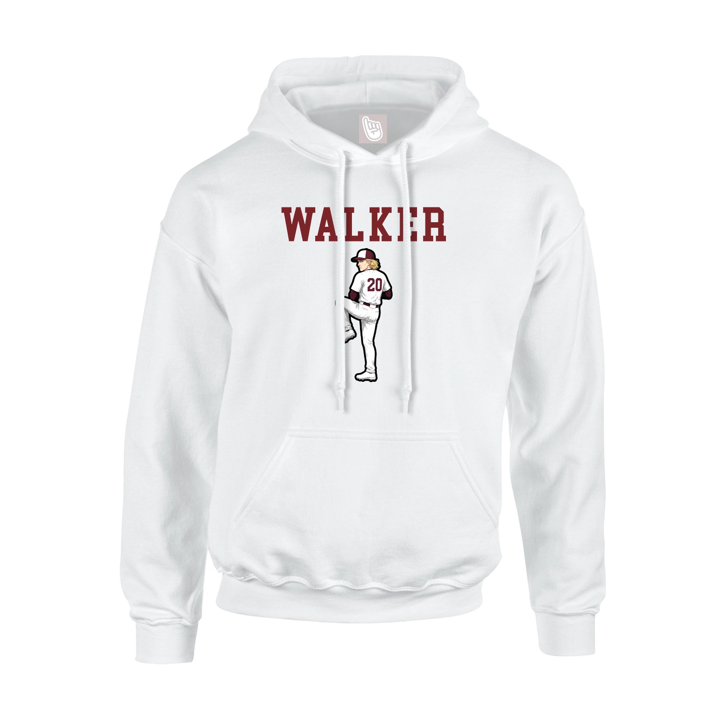 Youth Hoodie — Shirsey in White