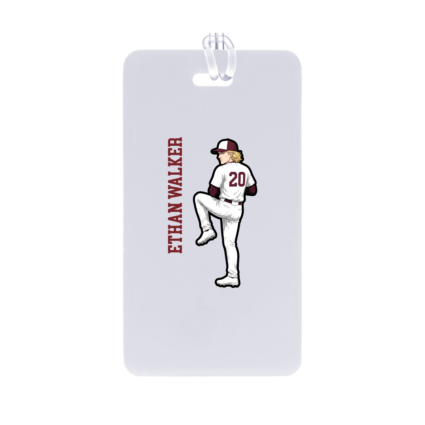 Bag Tag — Name Vertical in Classic