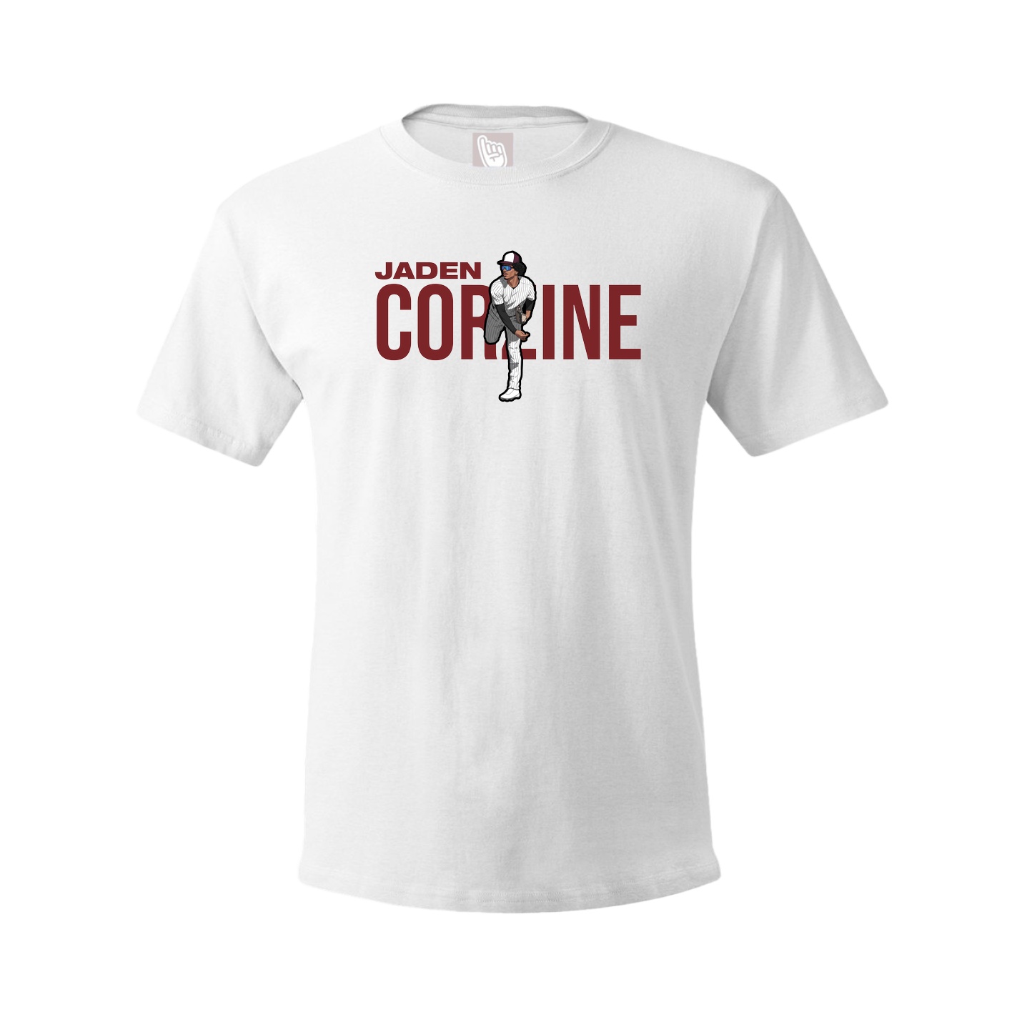 Youth Tee — Player Name in White