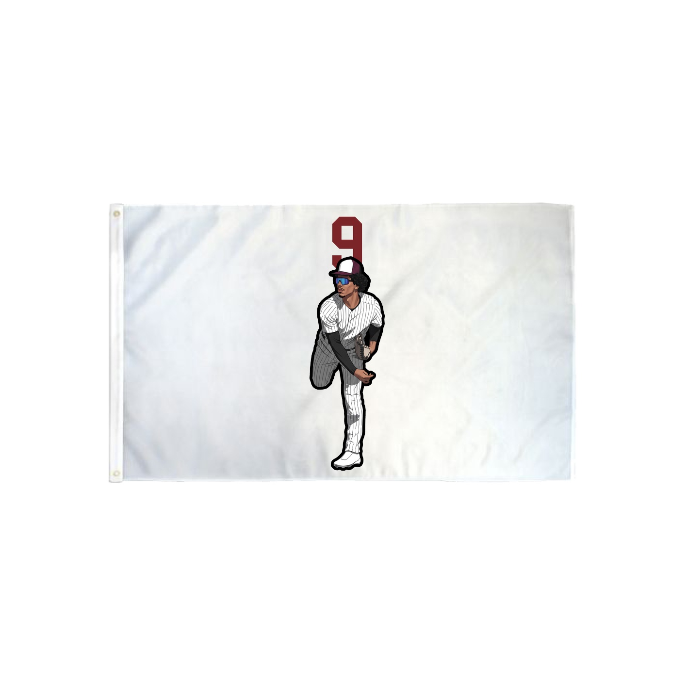 3x5 Flag — Number Top in Classic