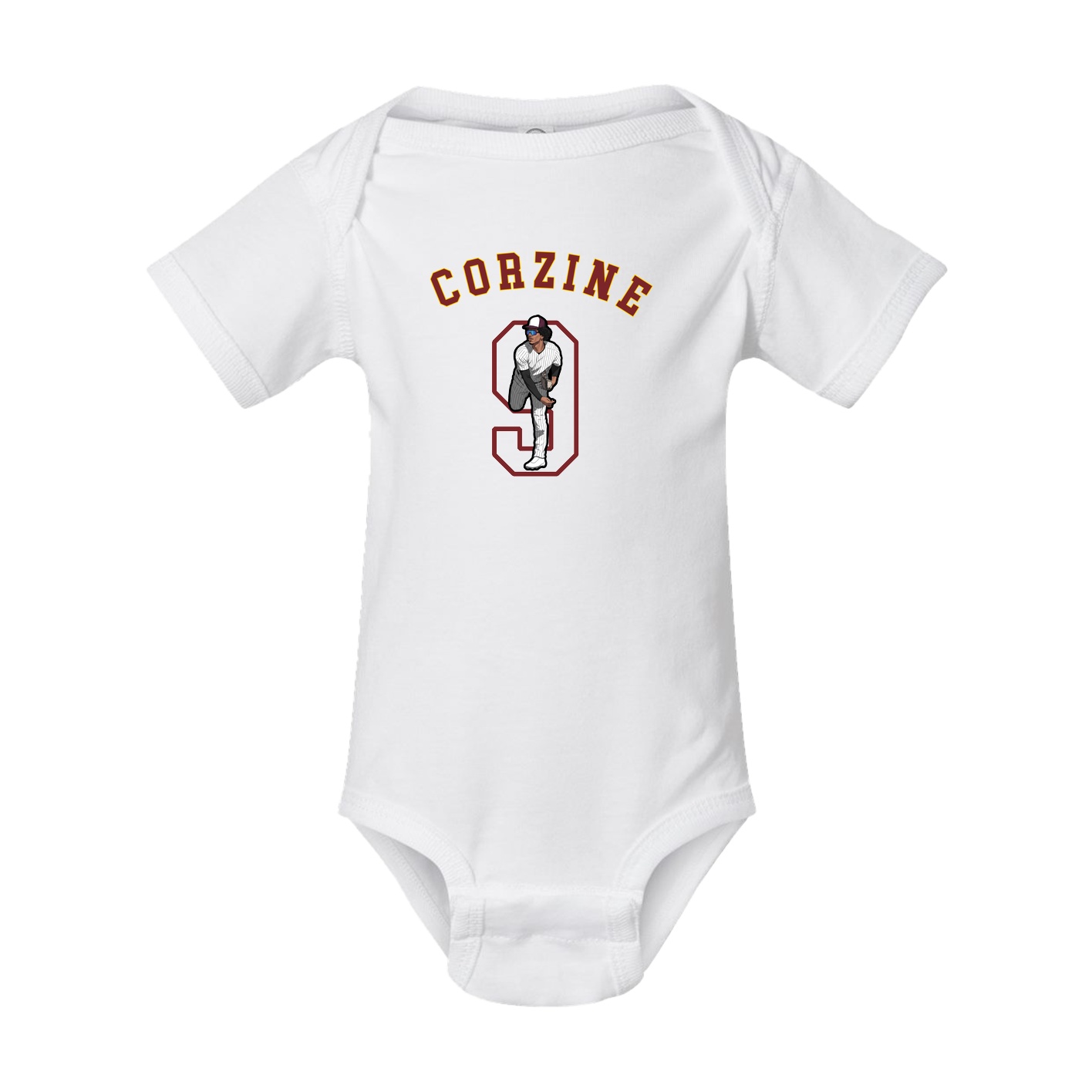 Baby Onesie — Shirsey Arch in White
