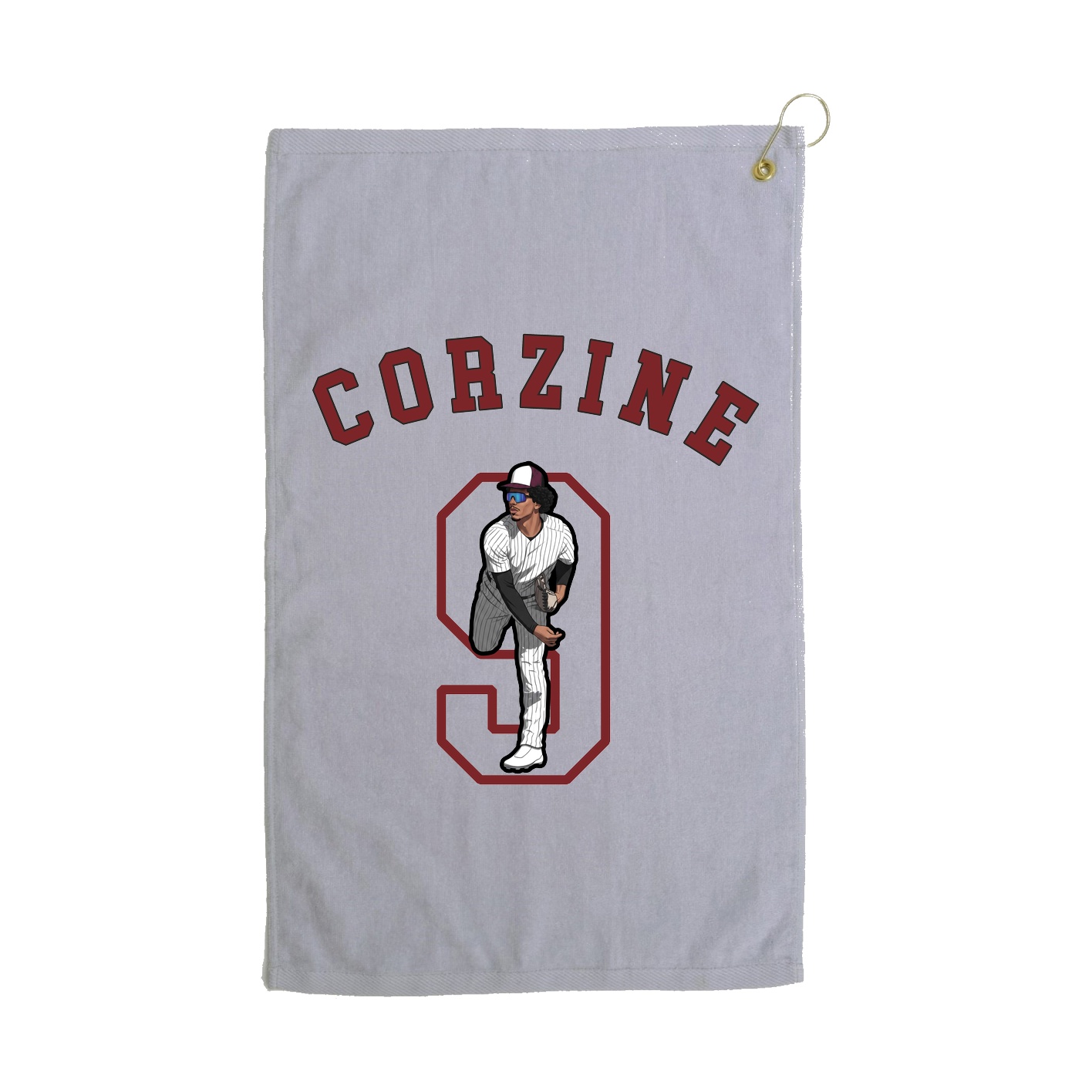 Golf Towel — Shirsey Arch in Grey