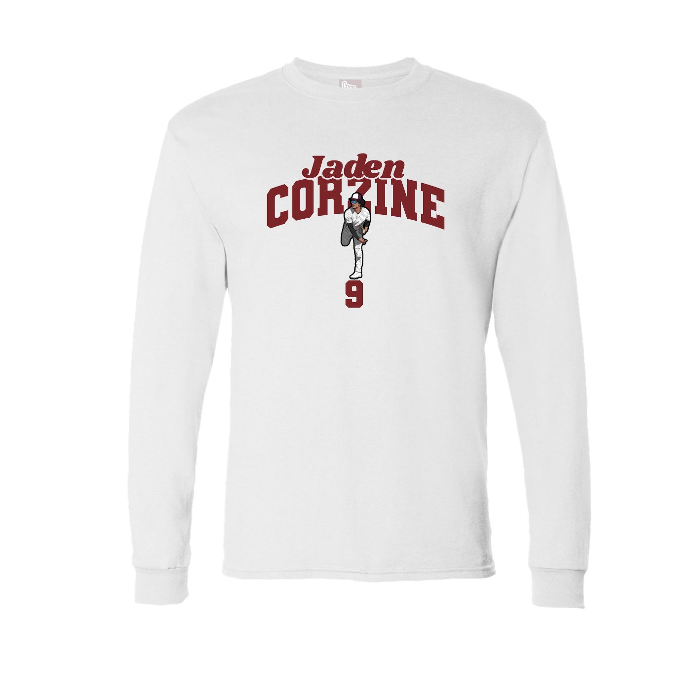 Long Sleeve Tee — Signature Arch in White