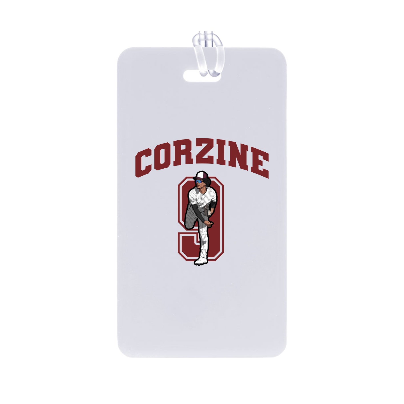 Bag Tag — Number in Classic