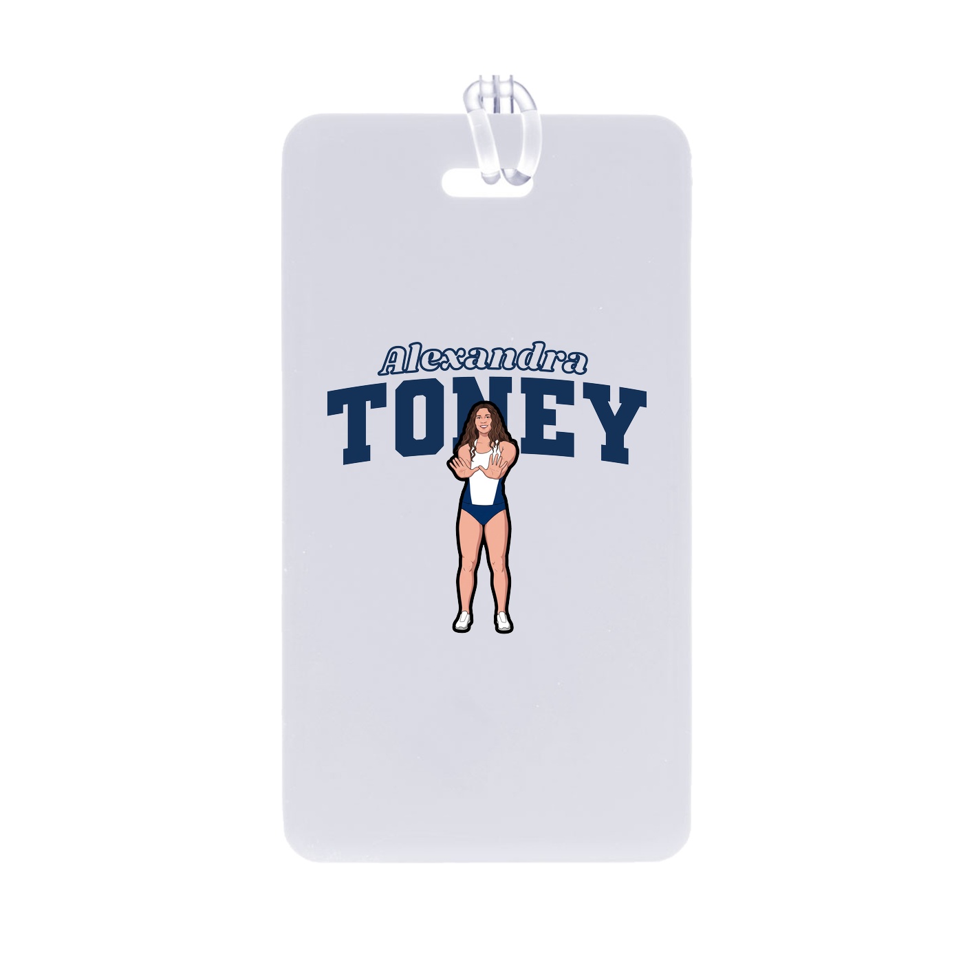 Bag Tag — Name Arch in Classic