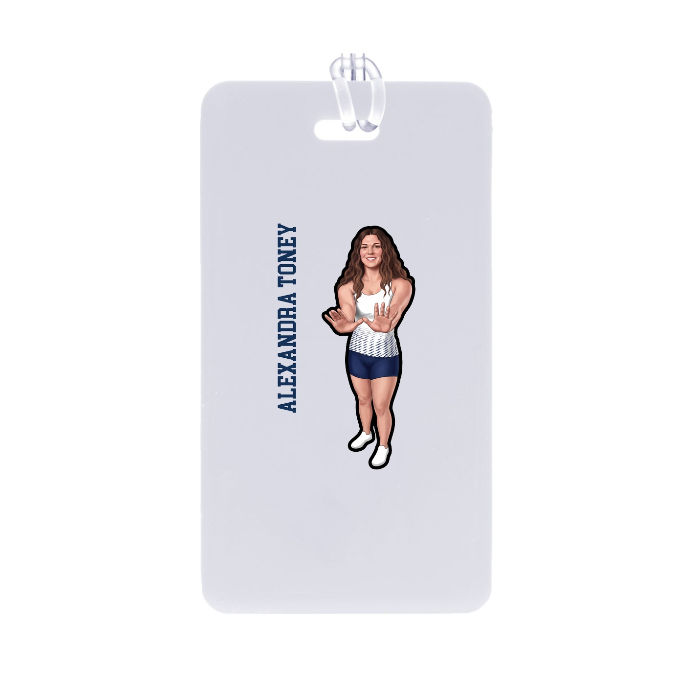Bag Tag — Name Vertical in Classic
