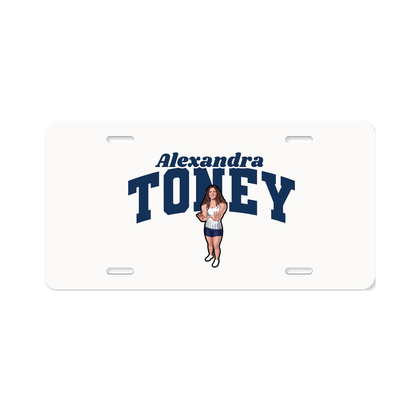 License Plate — Signature Arch in Classic