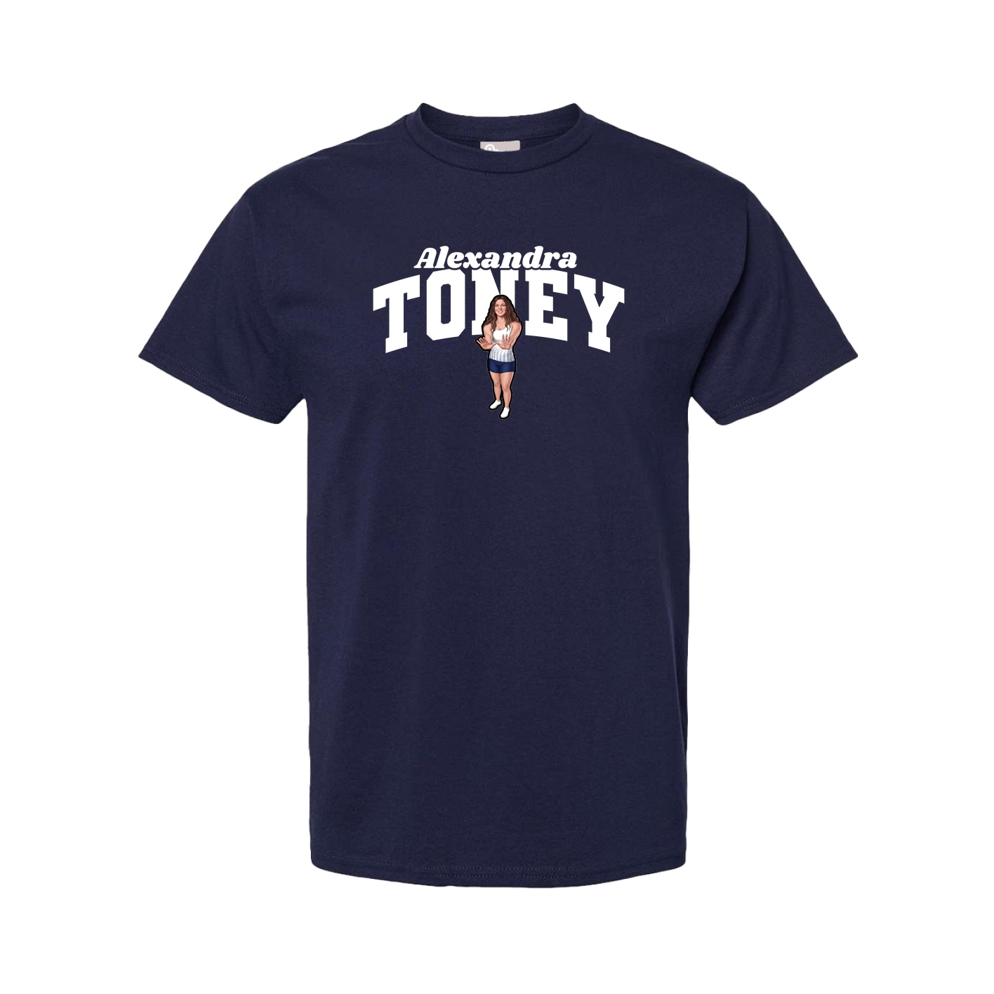Youth Tee — Signature Arch in Navy