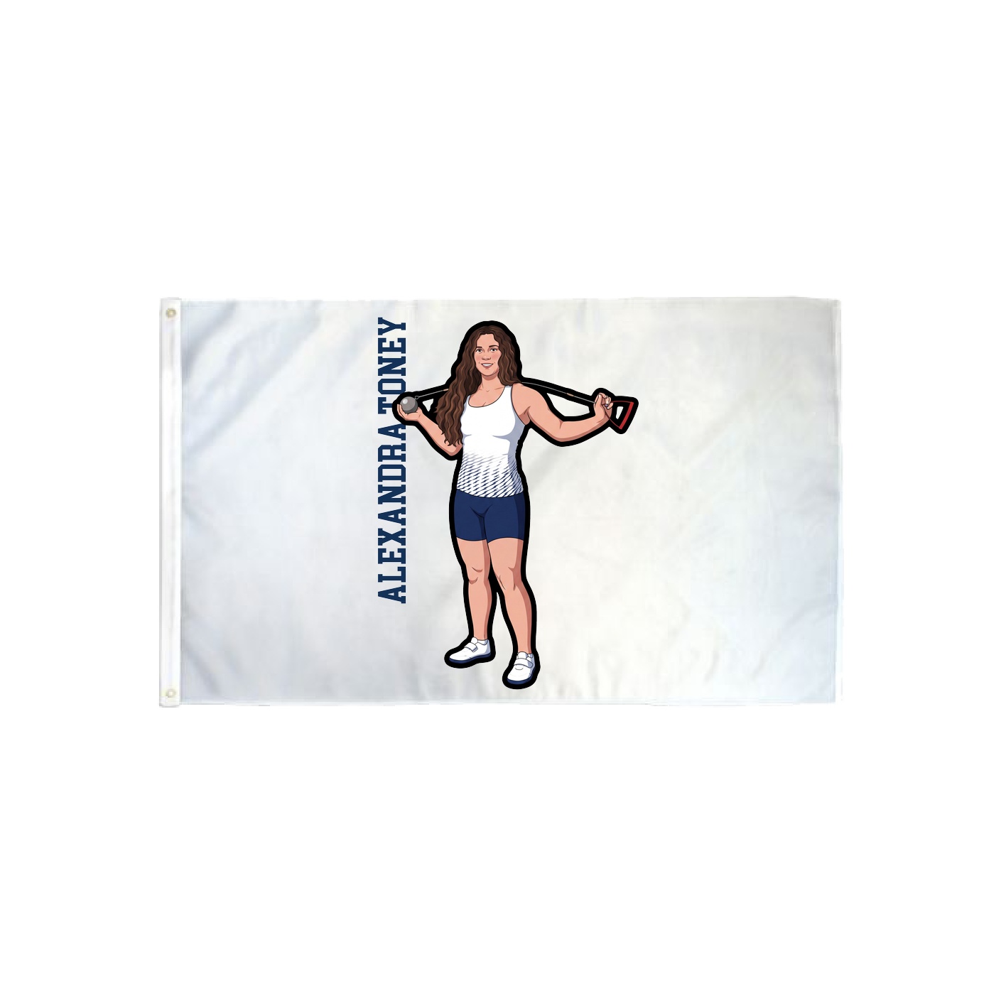 3x5 Flag — Name Vertical in Classic