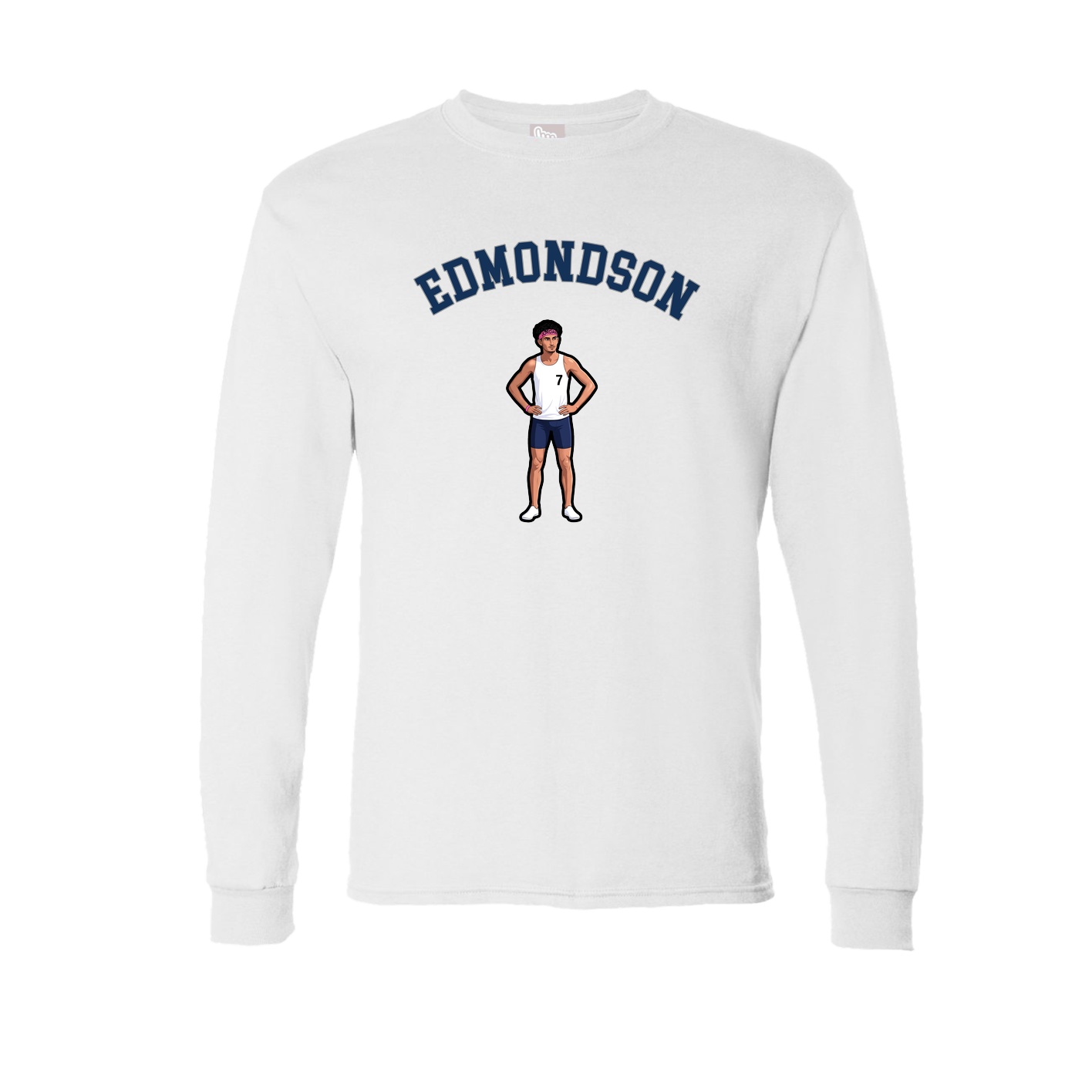Long Sleeve Tee — Shirsey Arch in White