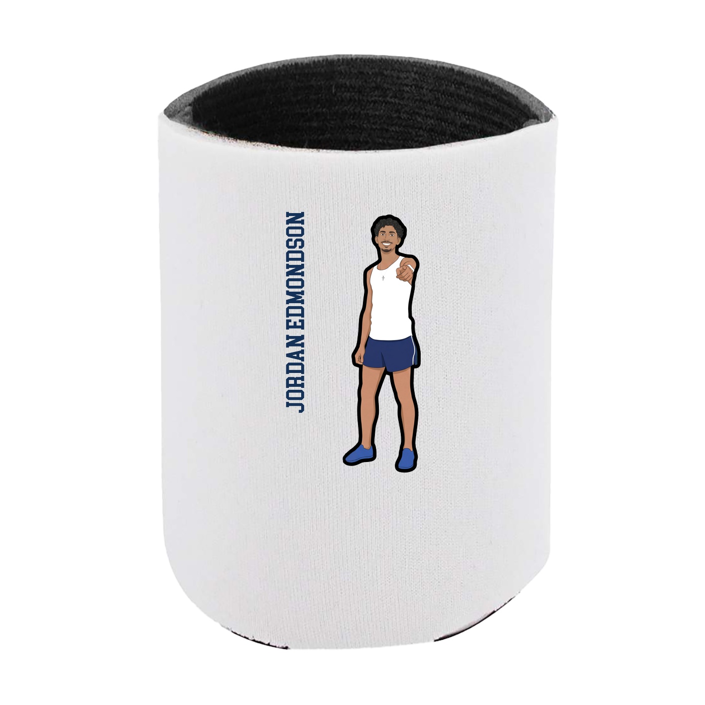 Can Holder — Name Vertical in White