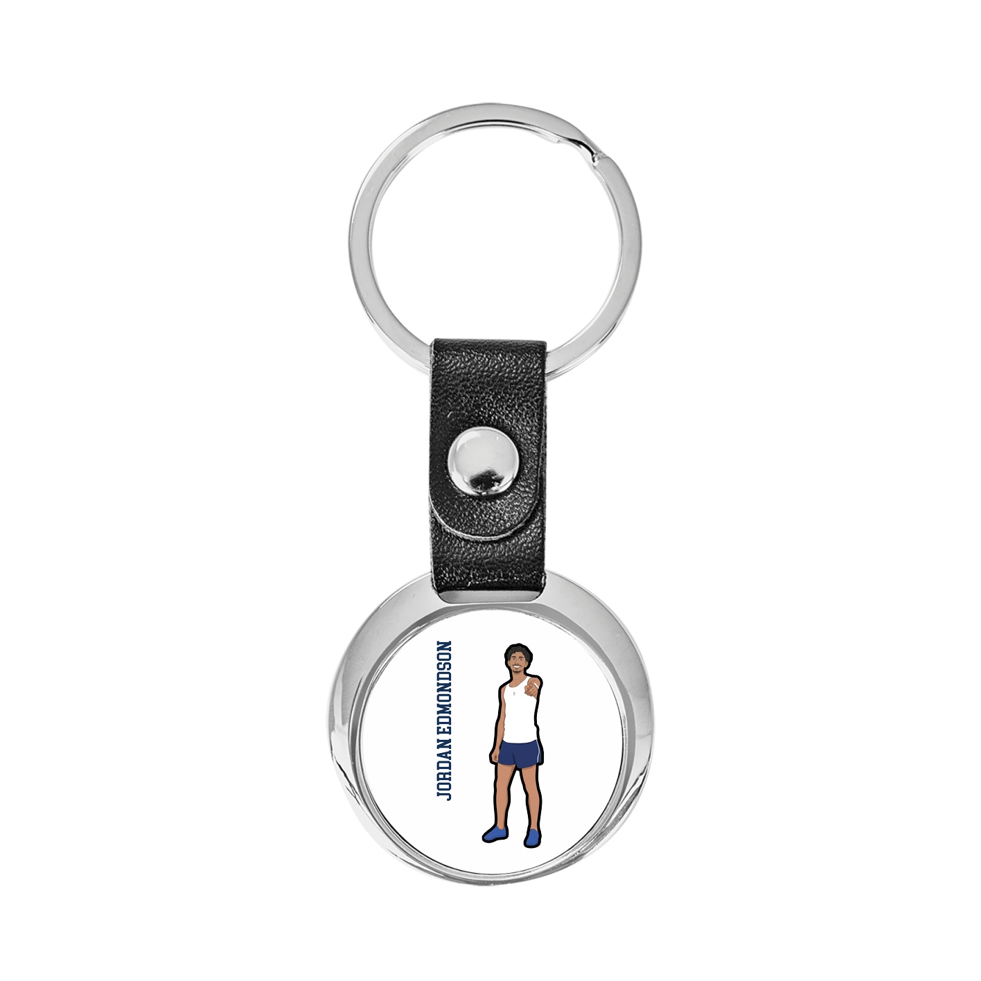 Key Chain — Name Vertical in Classic