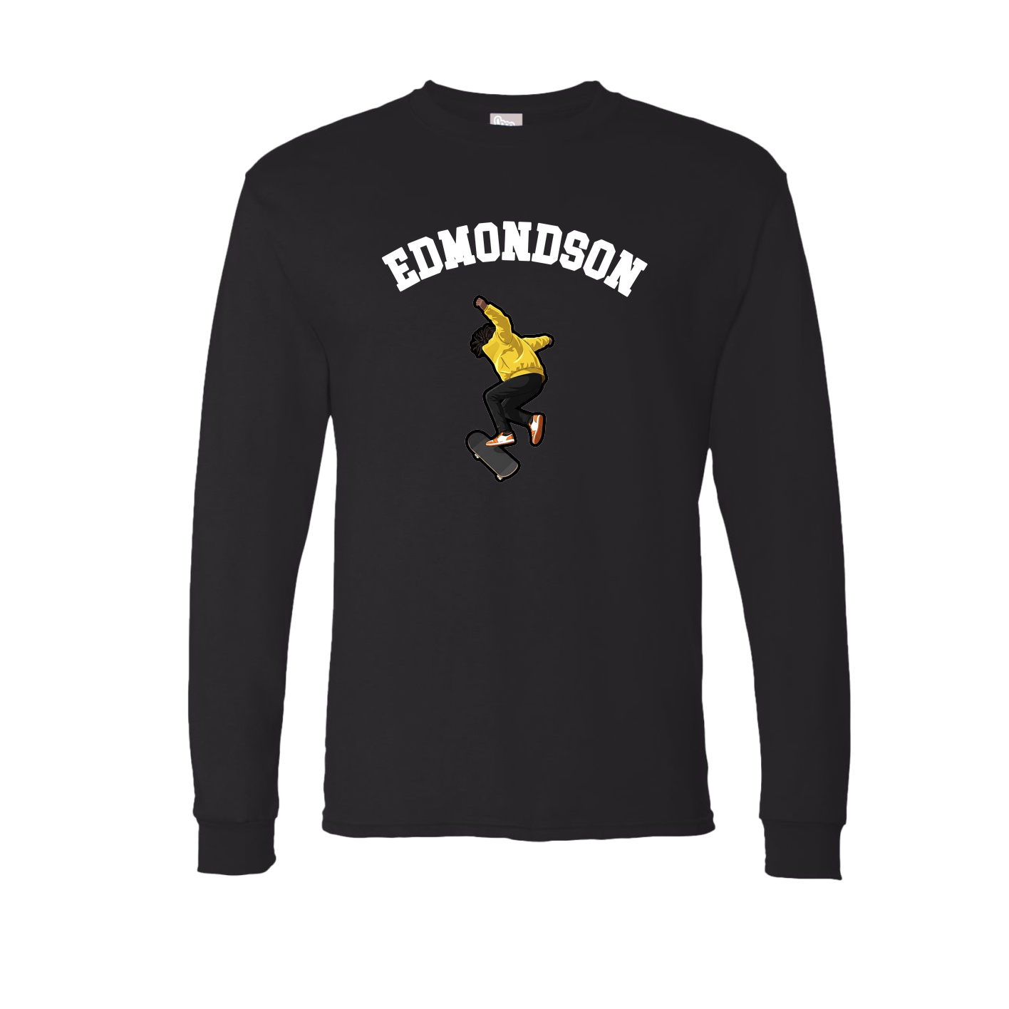 Long Sleeve Tee — Shirsey Arch in Black