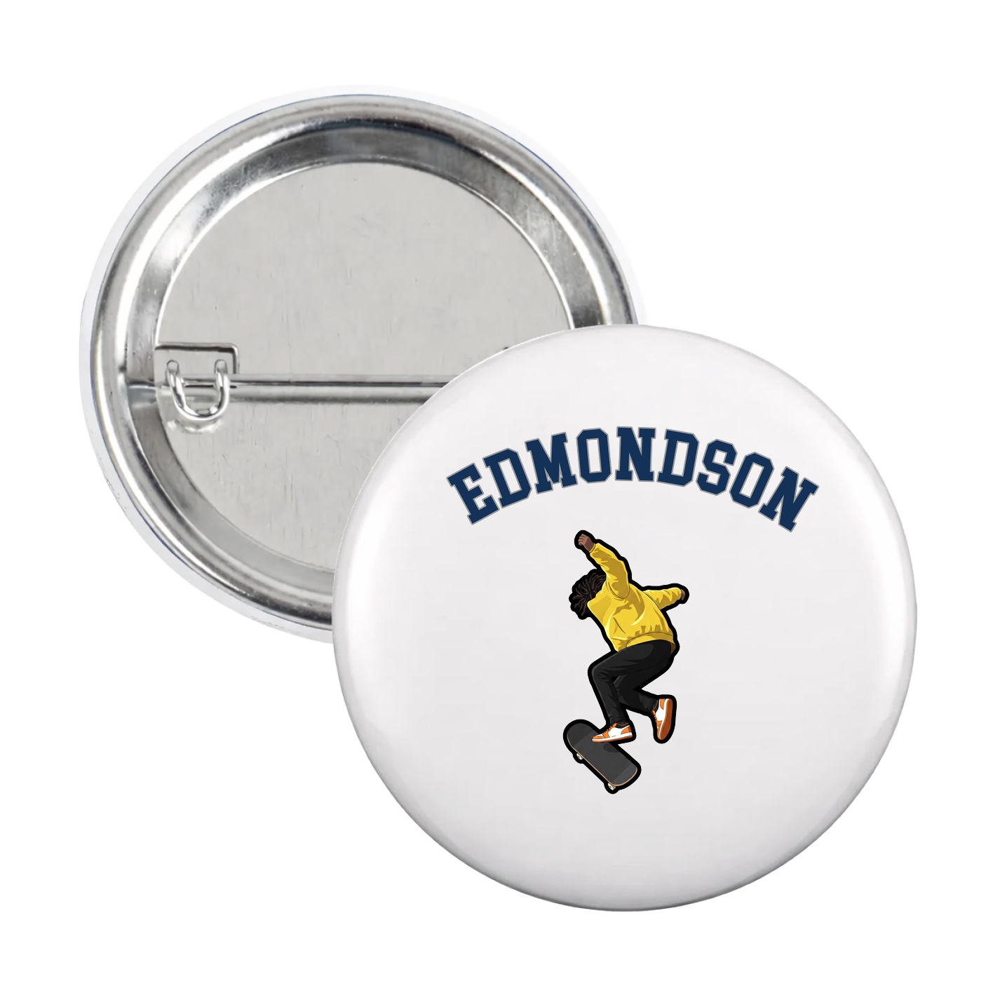 Game Day Button — Shirsey Arch in White