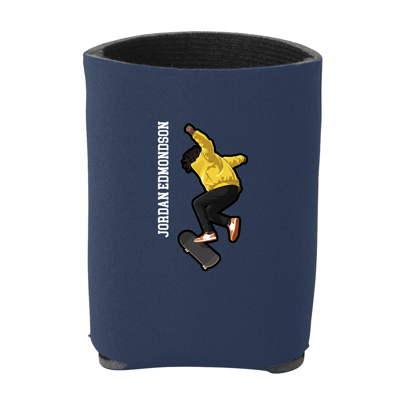 Can Holder — Name Vertical in Navy