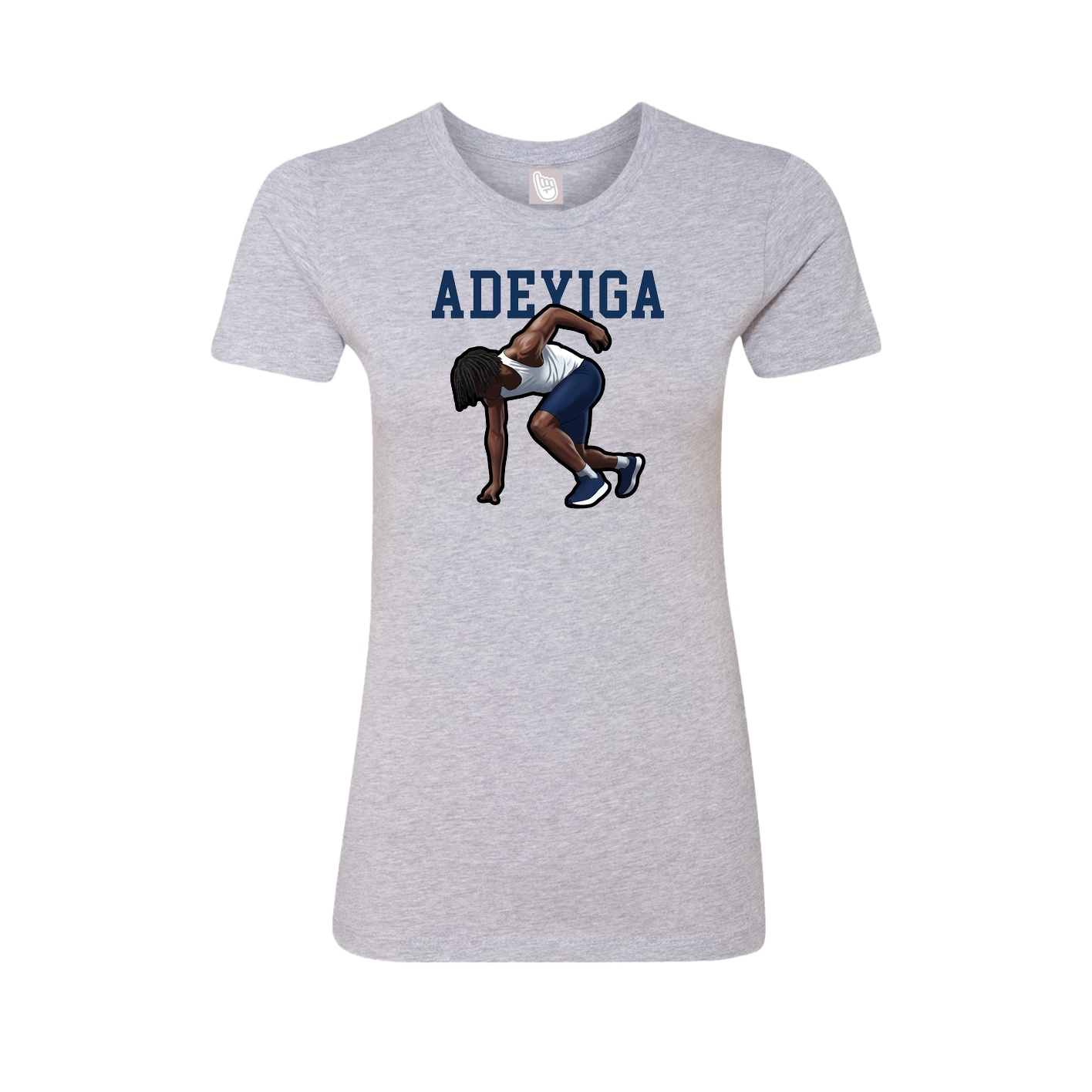 Fitted Women's Tee — Classic in Grey