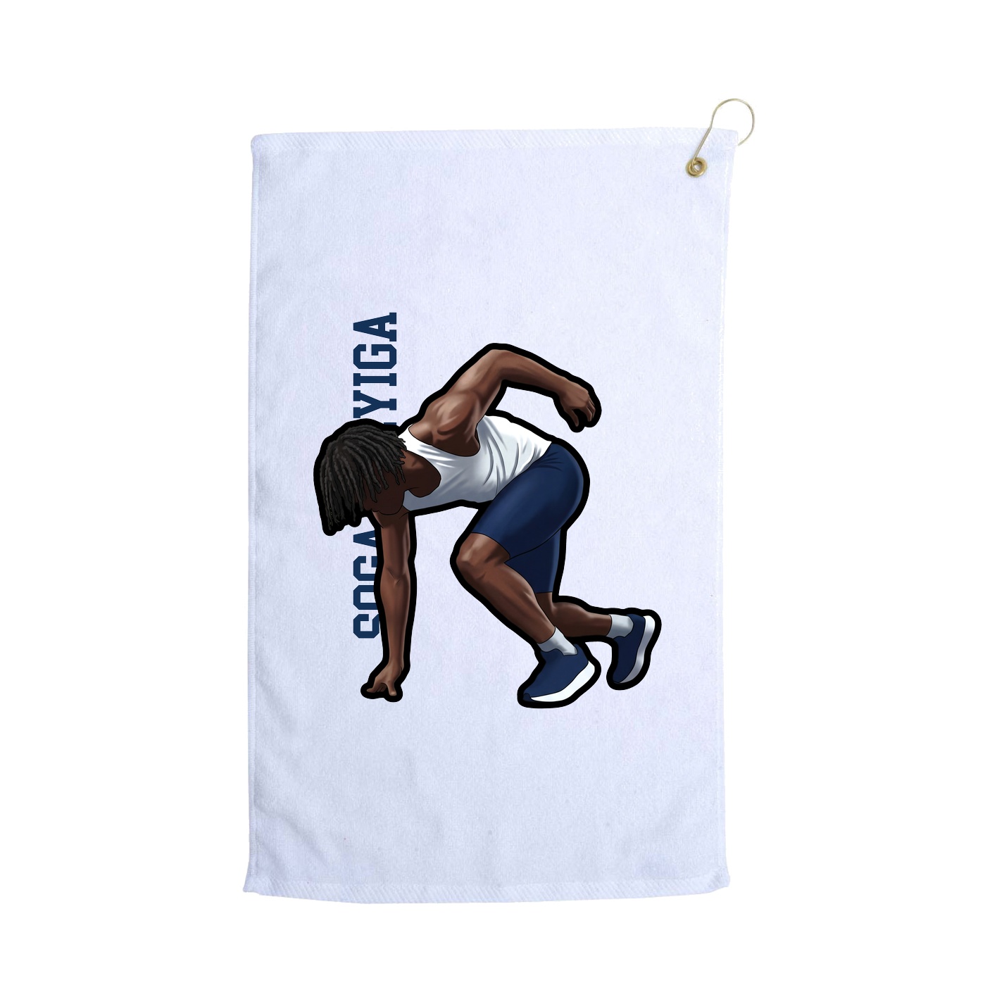 Golf Towel — Classic in White