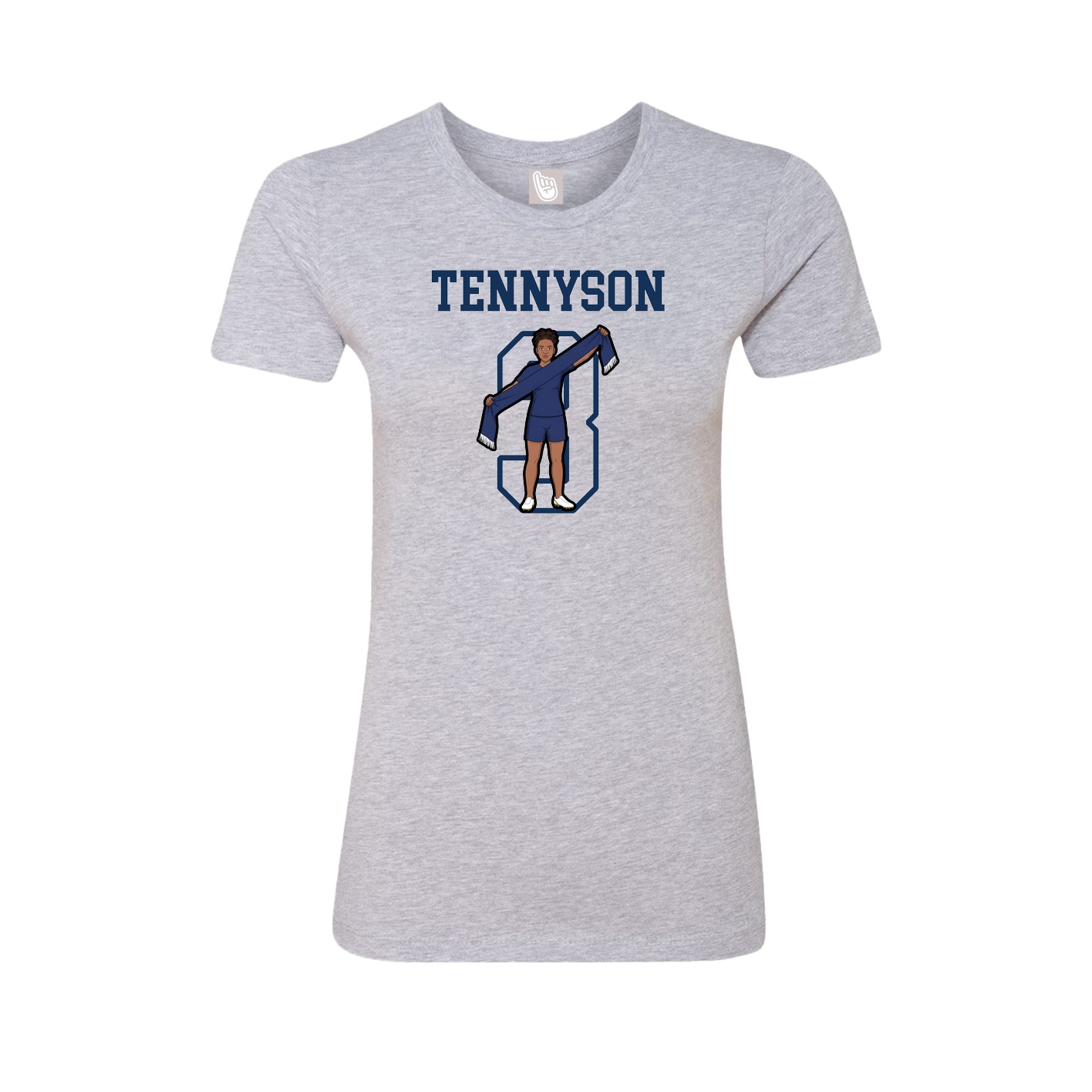 Fitted Women's Tee — Shirsey in Grey
