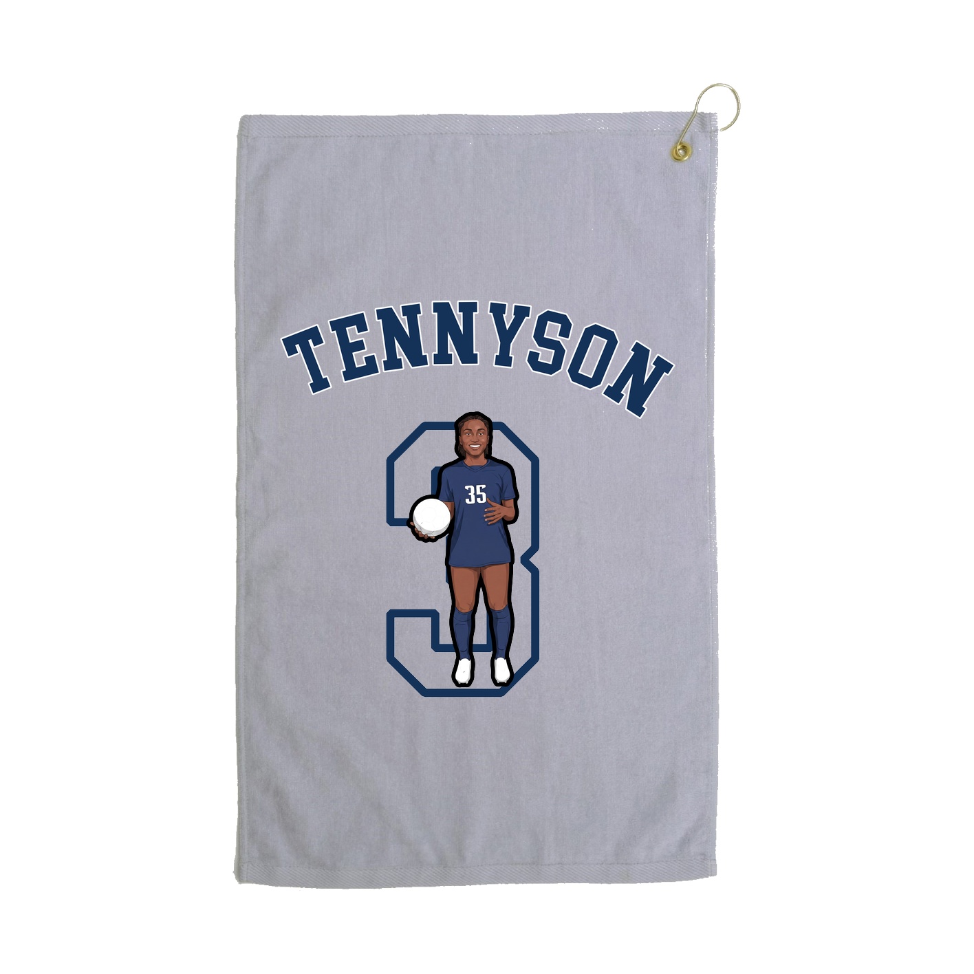 Golf Towel — Shirsey Arch in Grey