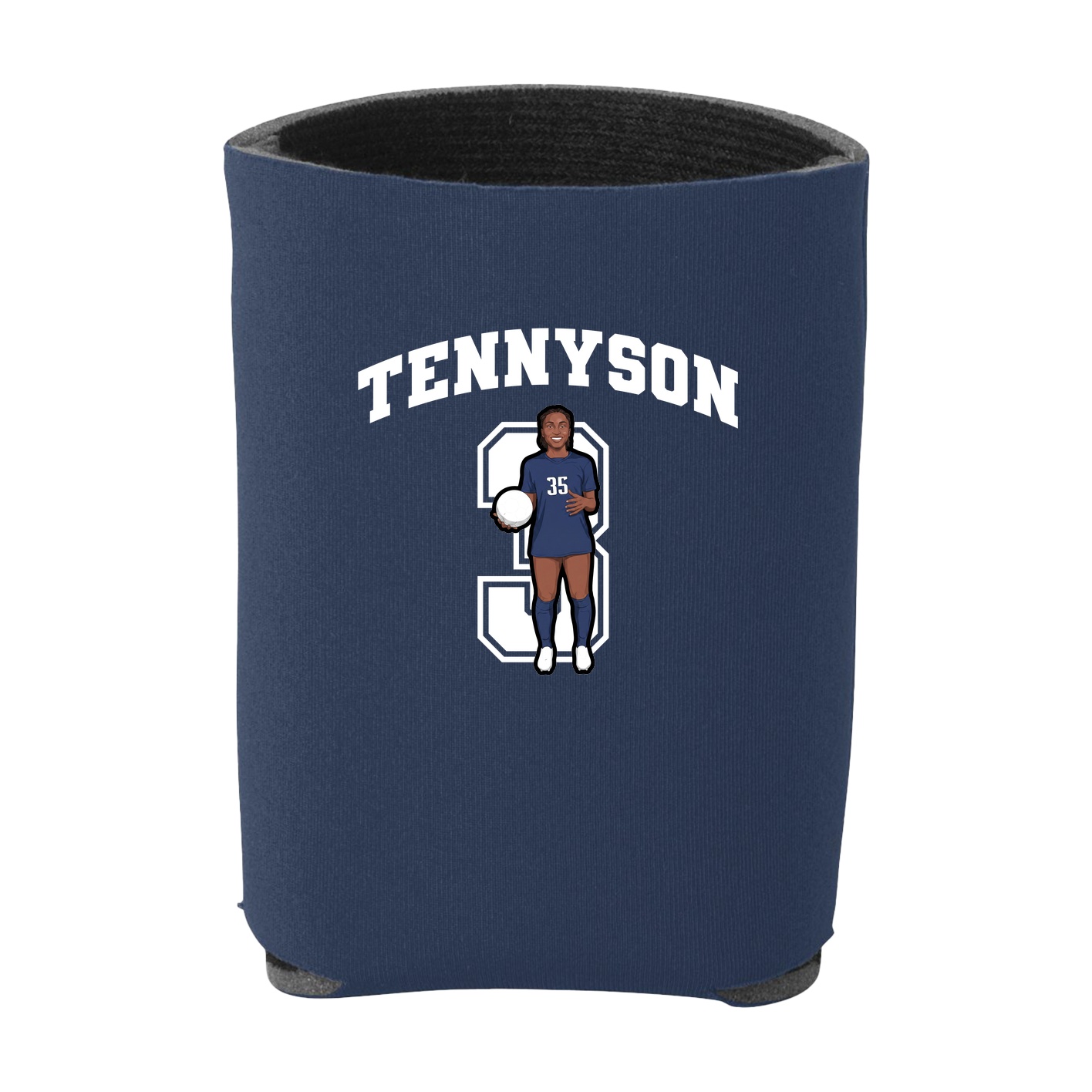 Can Holder — Number in Navy