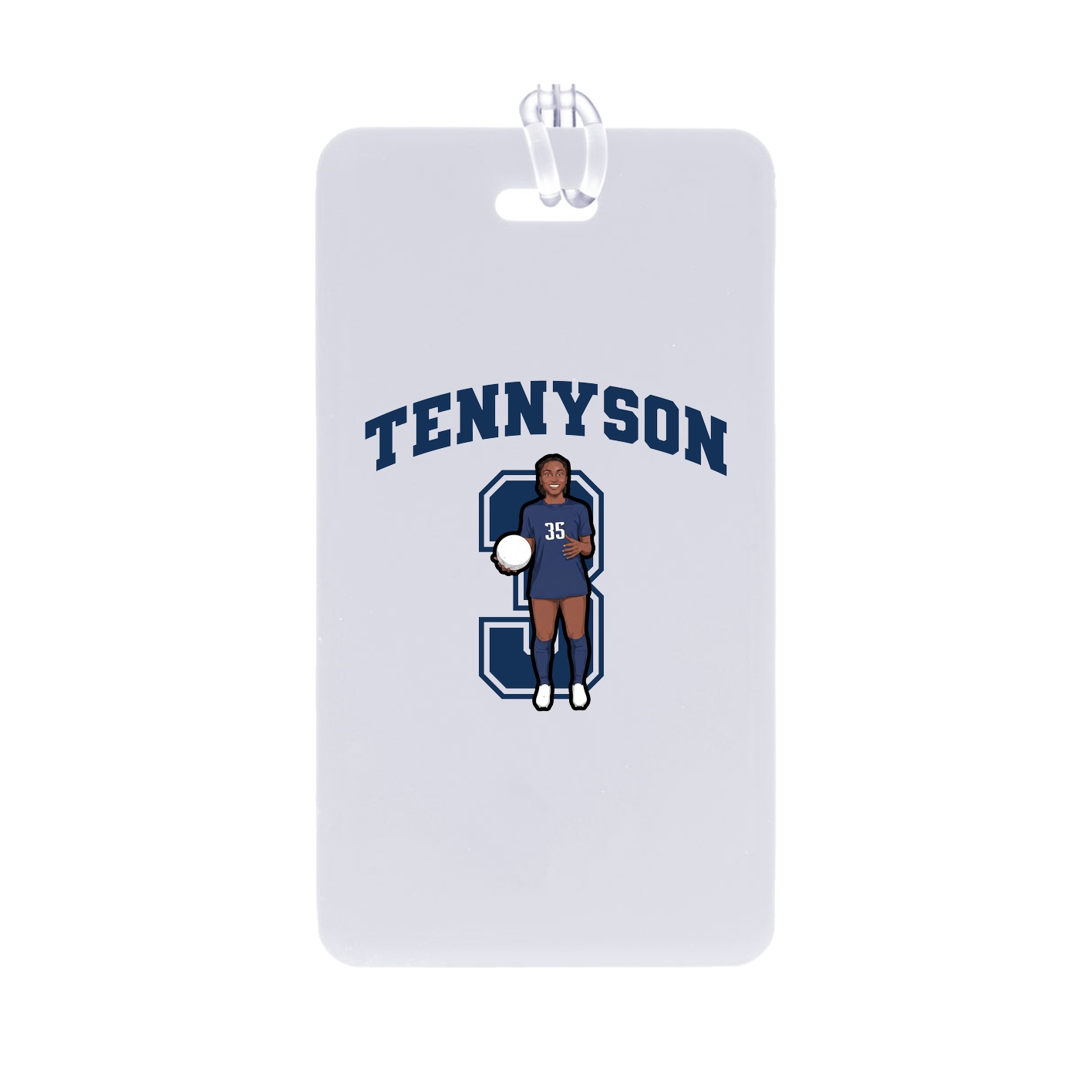 Bag Tag — Number in Classic