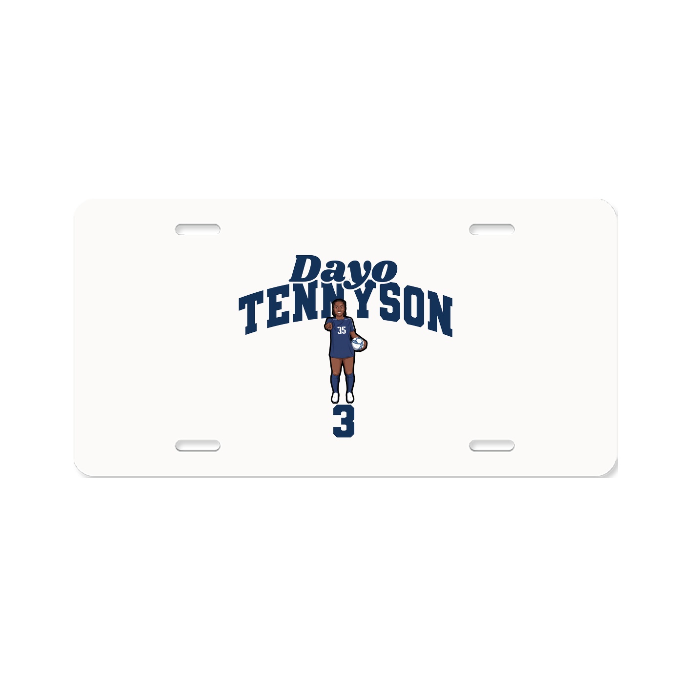 License Plate — Signature Arch in Classic