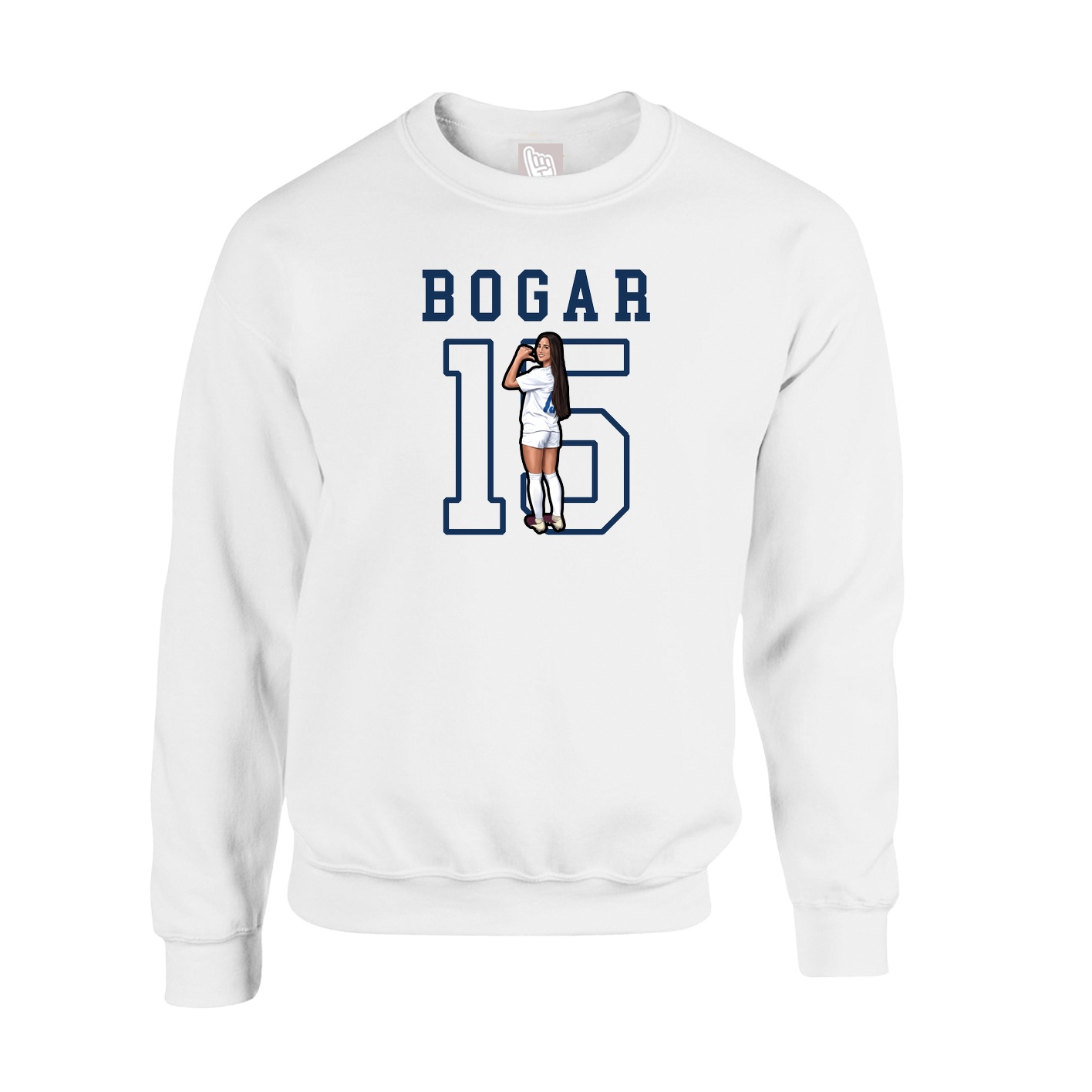 Fleece Crew — Shirsey in White