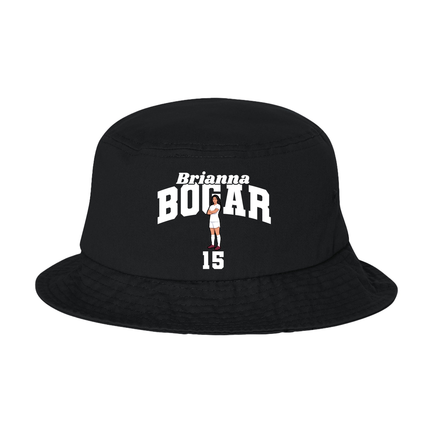 Bucket Cap — Signature Arch in Black