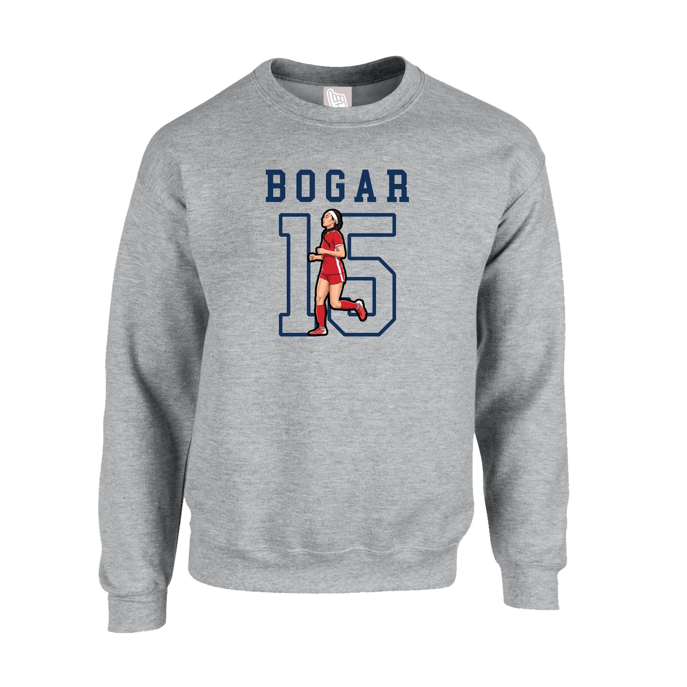 Fleece Crew — Shirsey in Grey