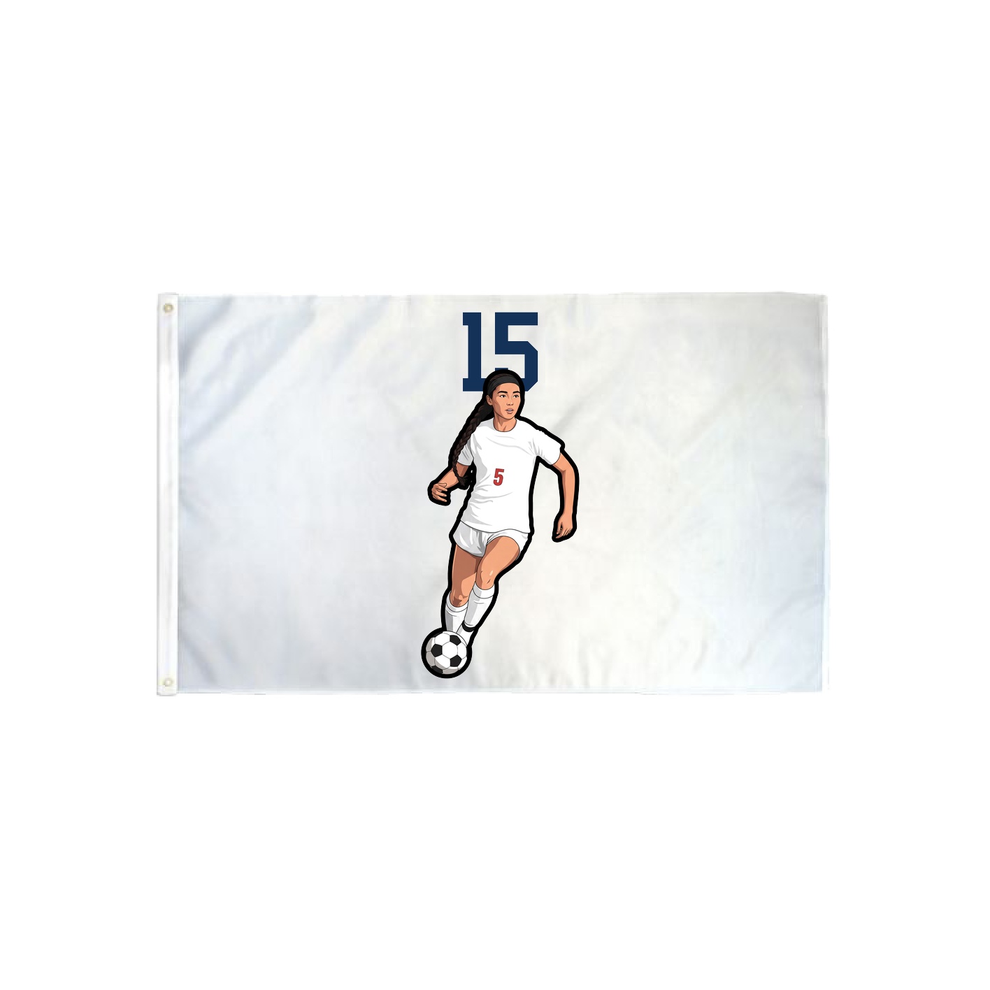 3x5 Flag — Number Top in Classic