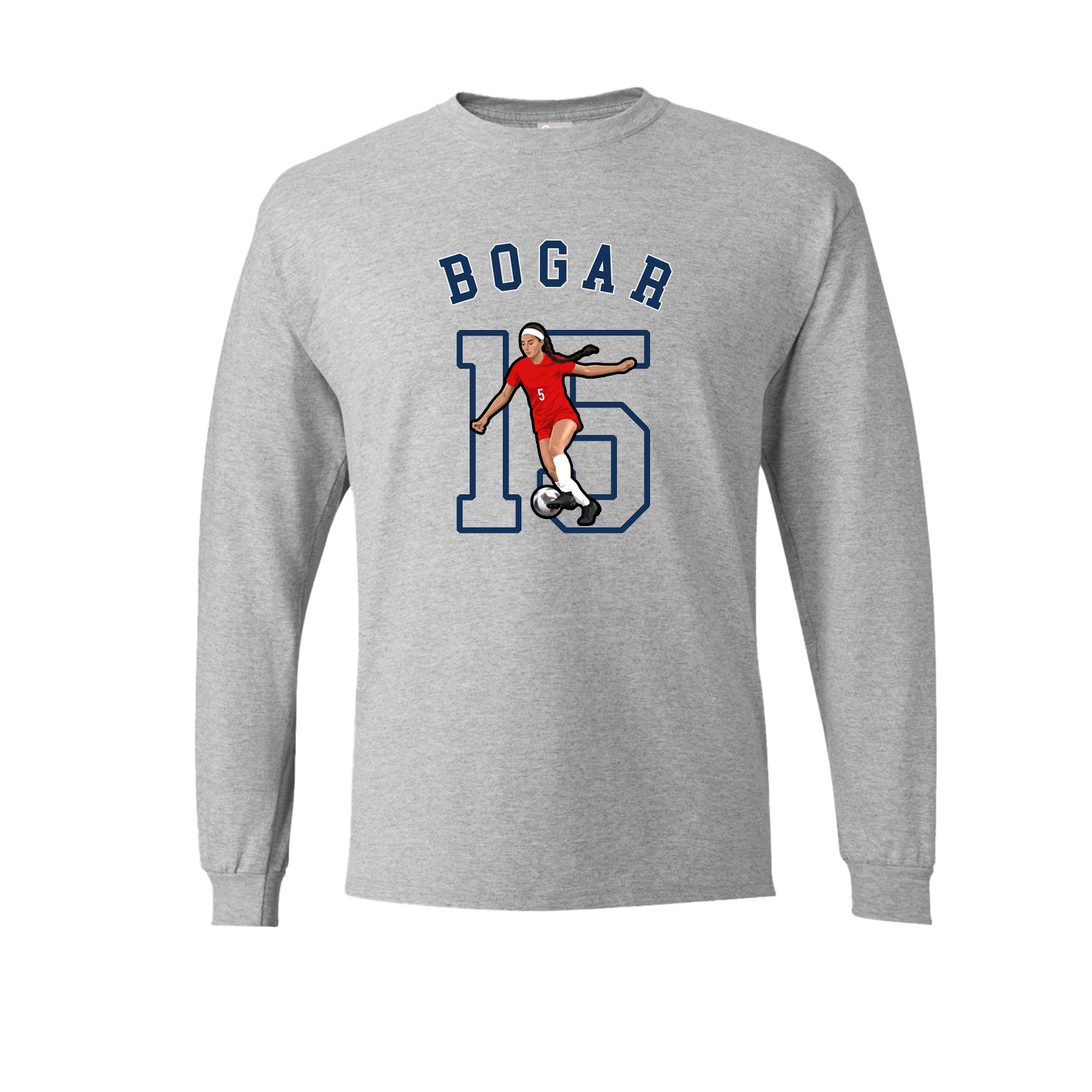 Long Sleeve Tee — Shirsey Arch in Grey