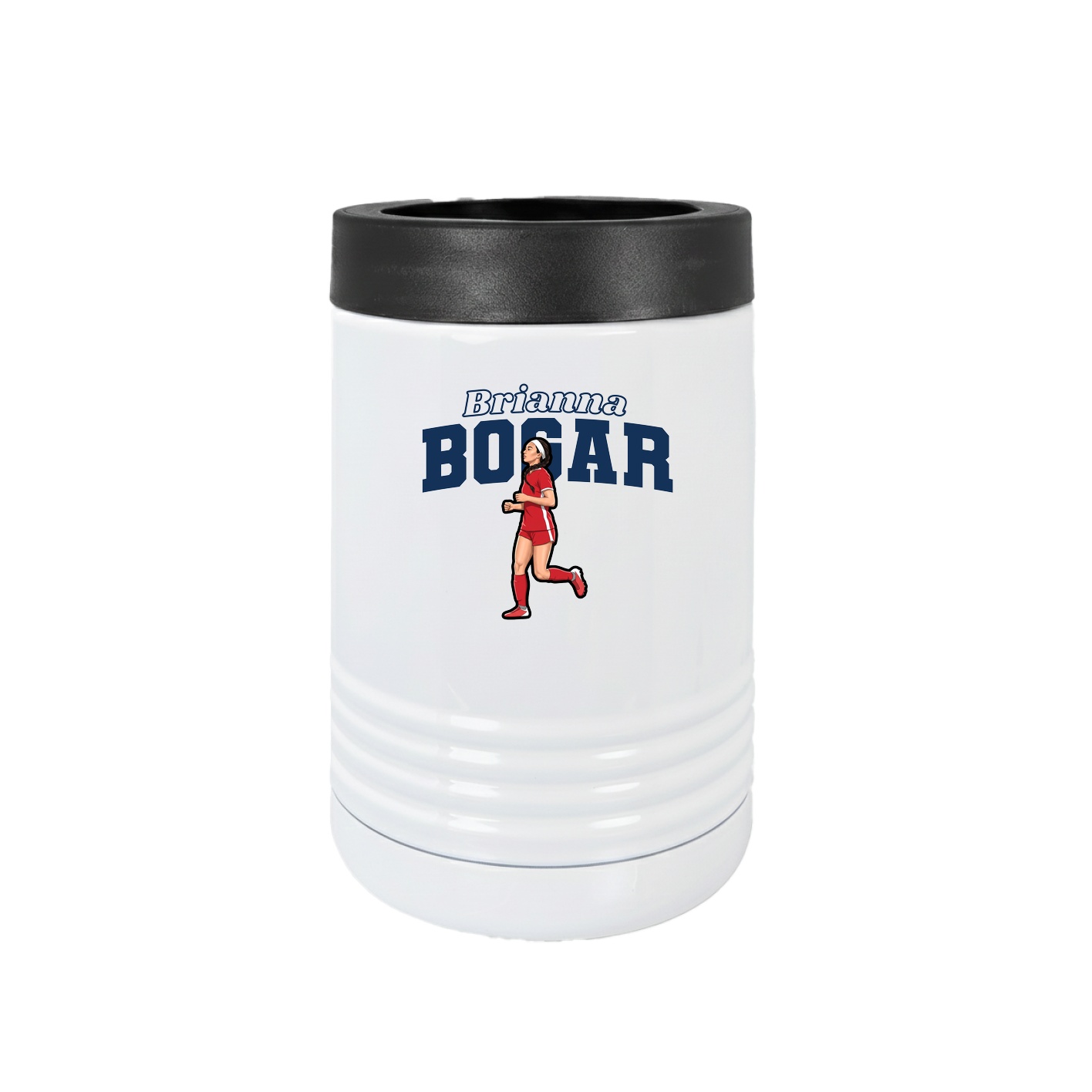 Beverage Holder — Name Arch in White