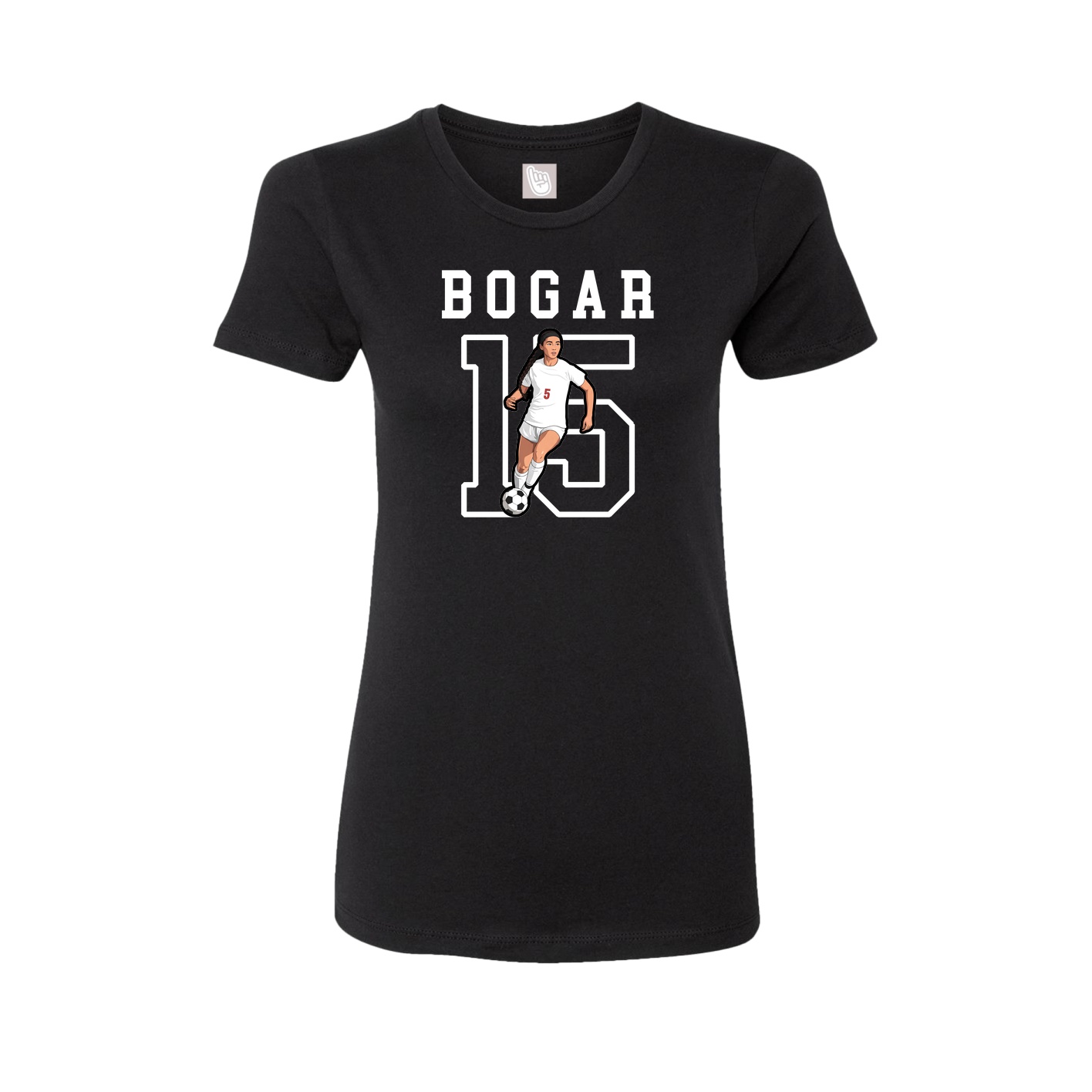 Fitted Women's Tee — Shirsey in Black