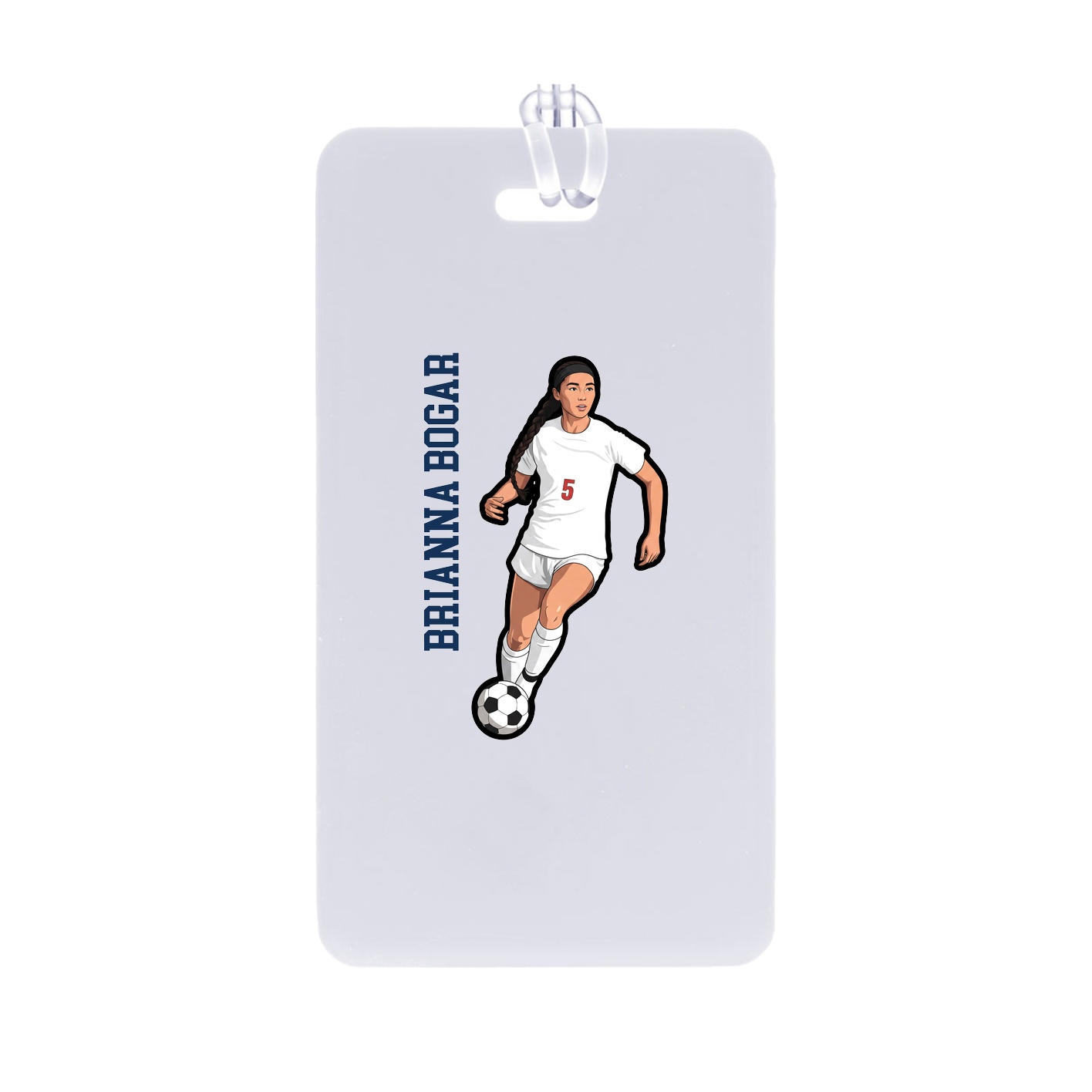 Bag Tag — Name Vertical in Classic