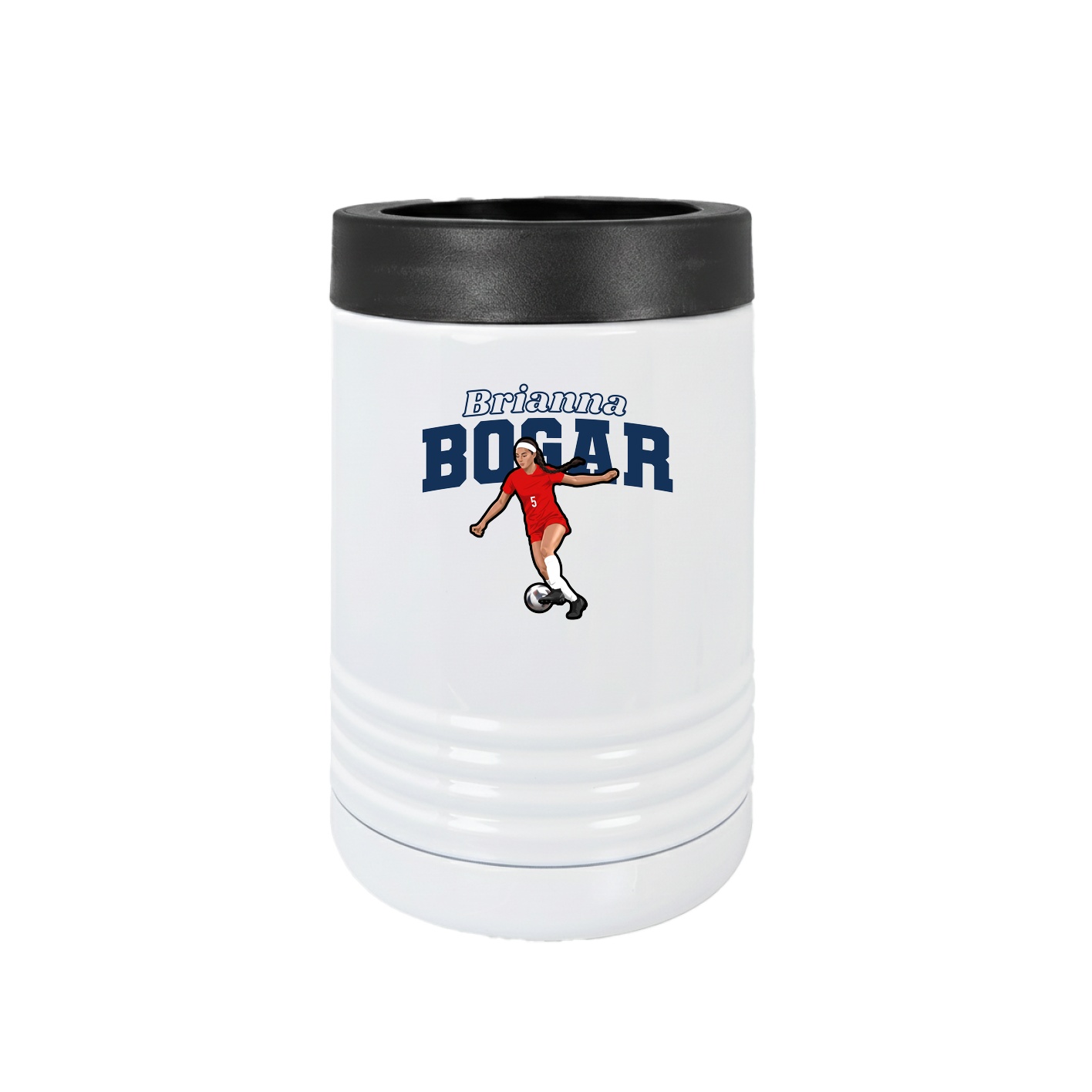 Beverage Holder — Name Arch in White