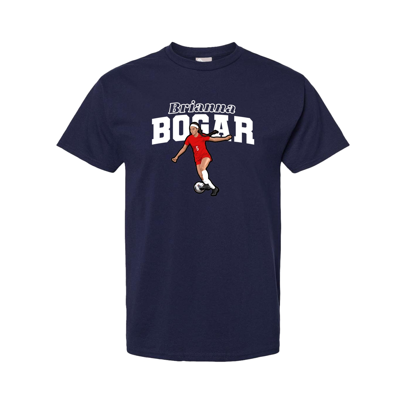 Tee — Name Arch in Navy