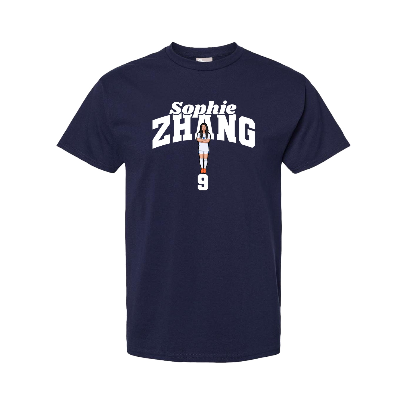 Youth Tee — Signature Arch in Navy