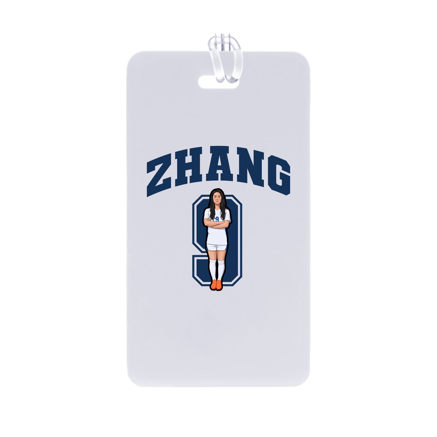 Bag Tag — Number in Classic