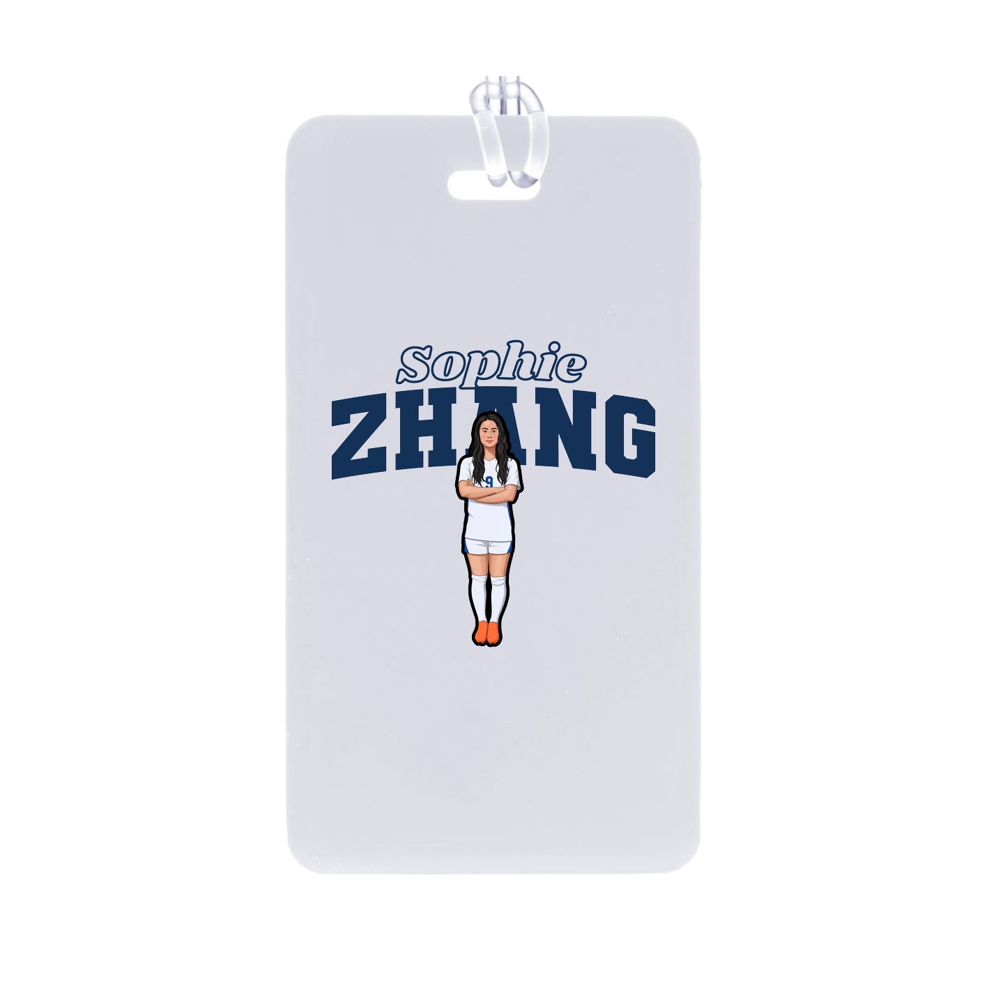 Bag Tag — Name Arch in Classic