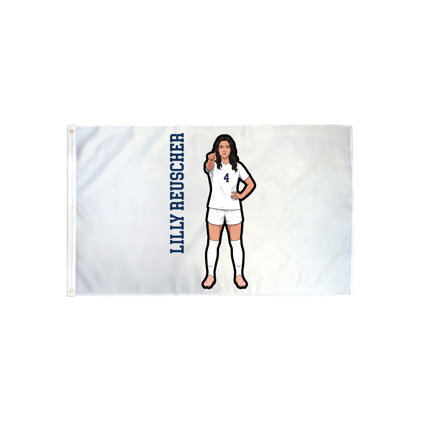 3x5 Flag — Name Vertical in Classic