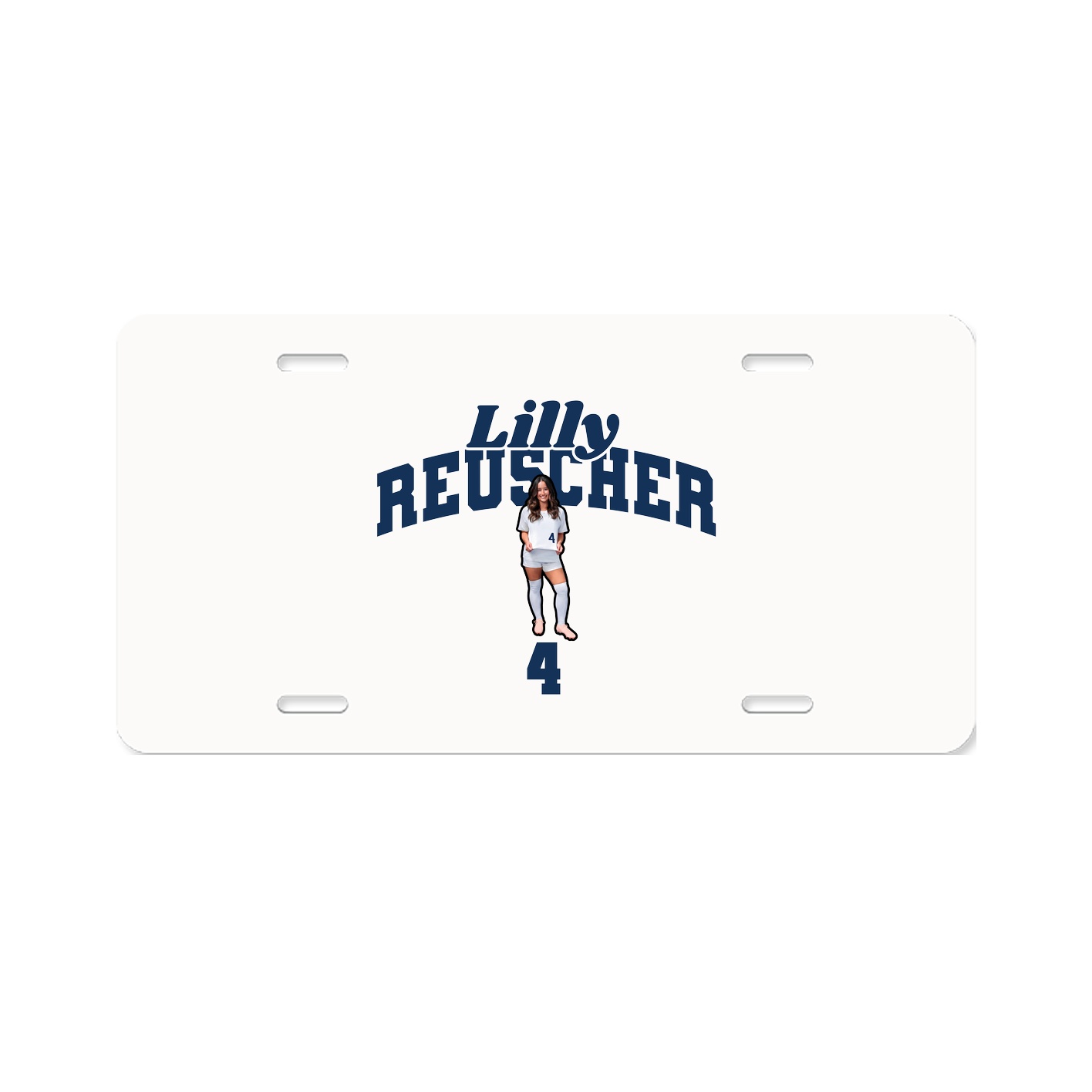 License Plate — Signature Arch in Classic
