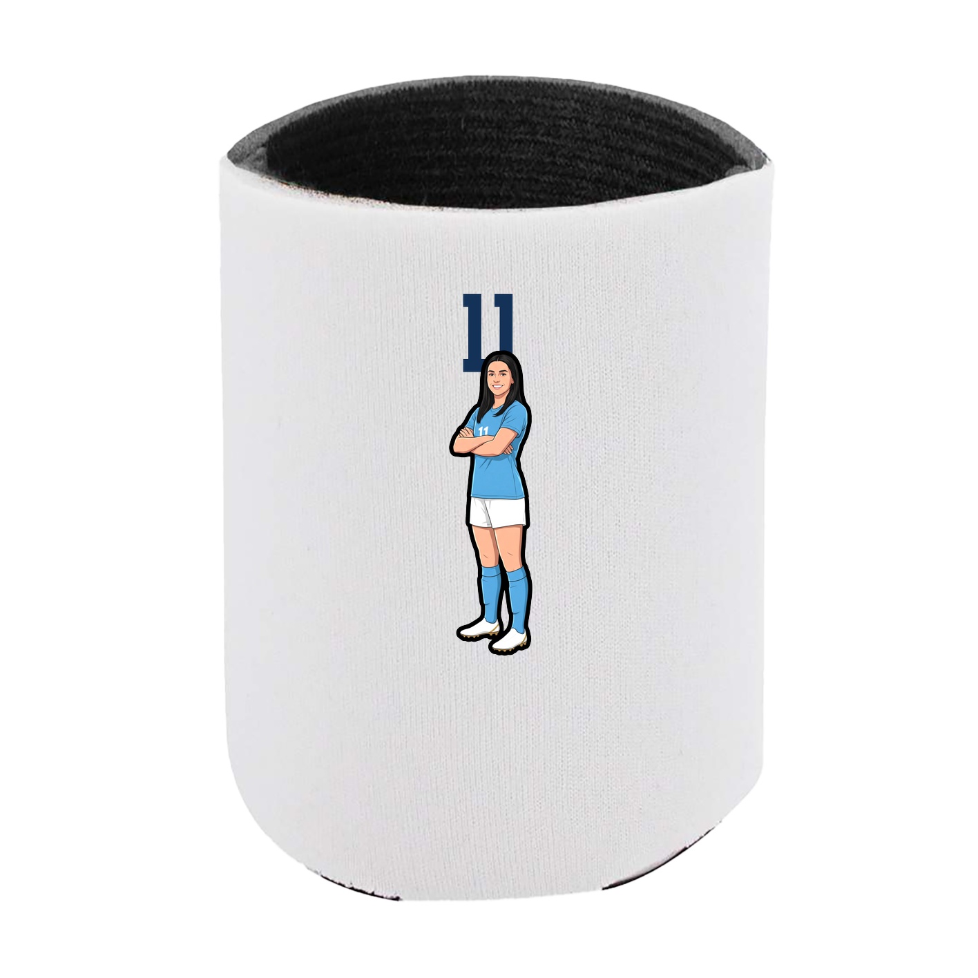Can Holder — Number Top in White